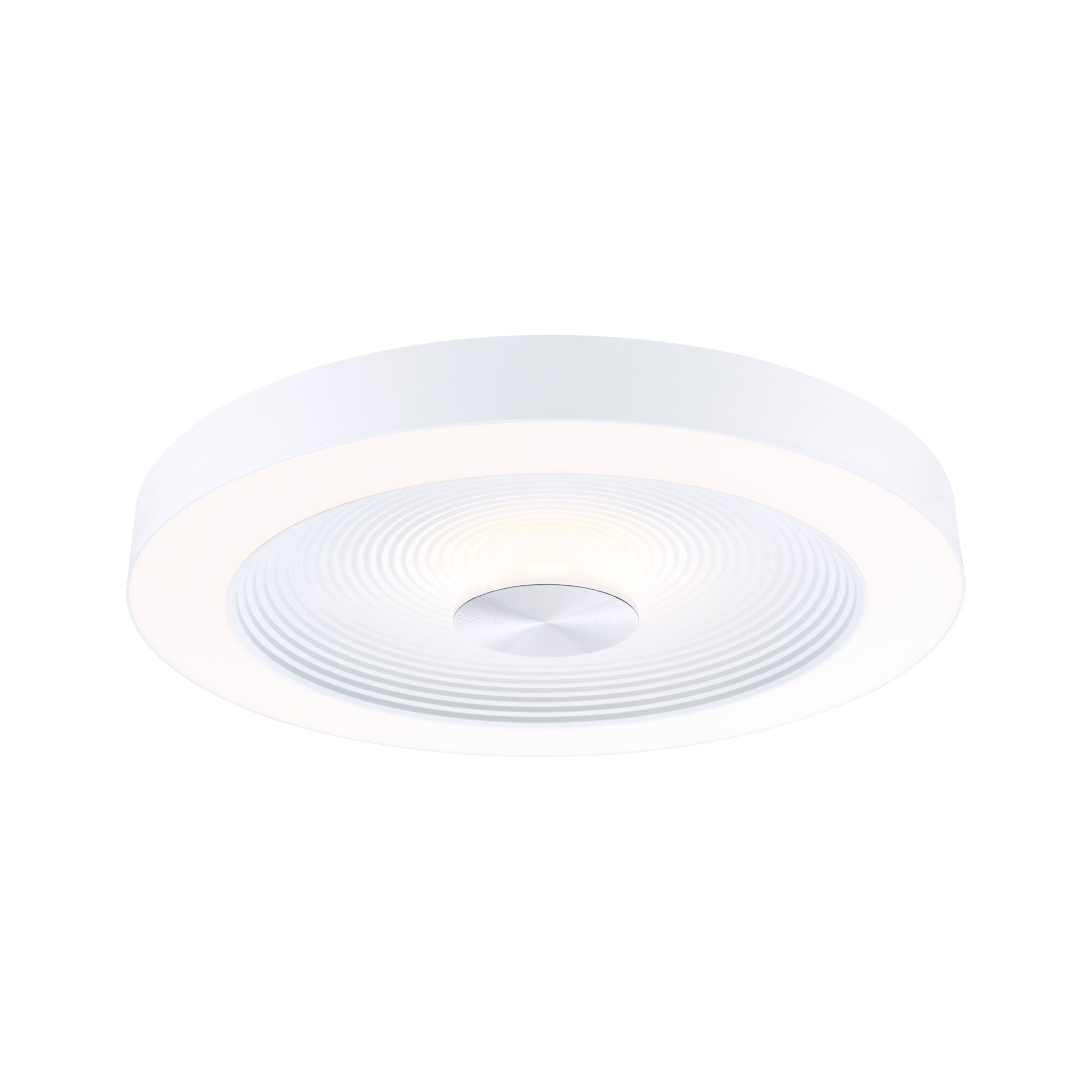 LED Deckenleuchte Volea IP44 3000K 500lm / 2400lm 230V 4 / 1x18,5W dimmbar Weiß/Silber - Paulmann - 71179