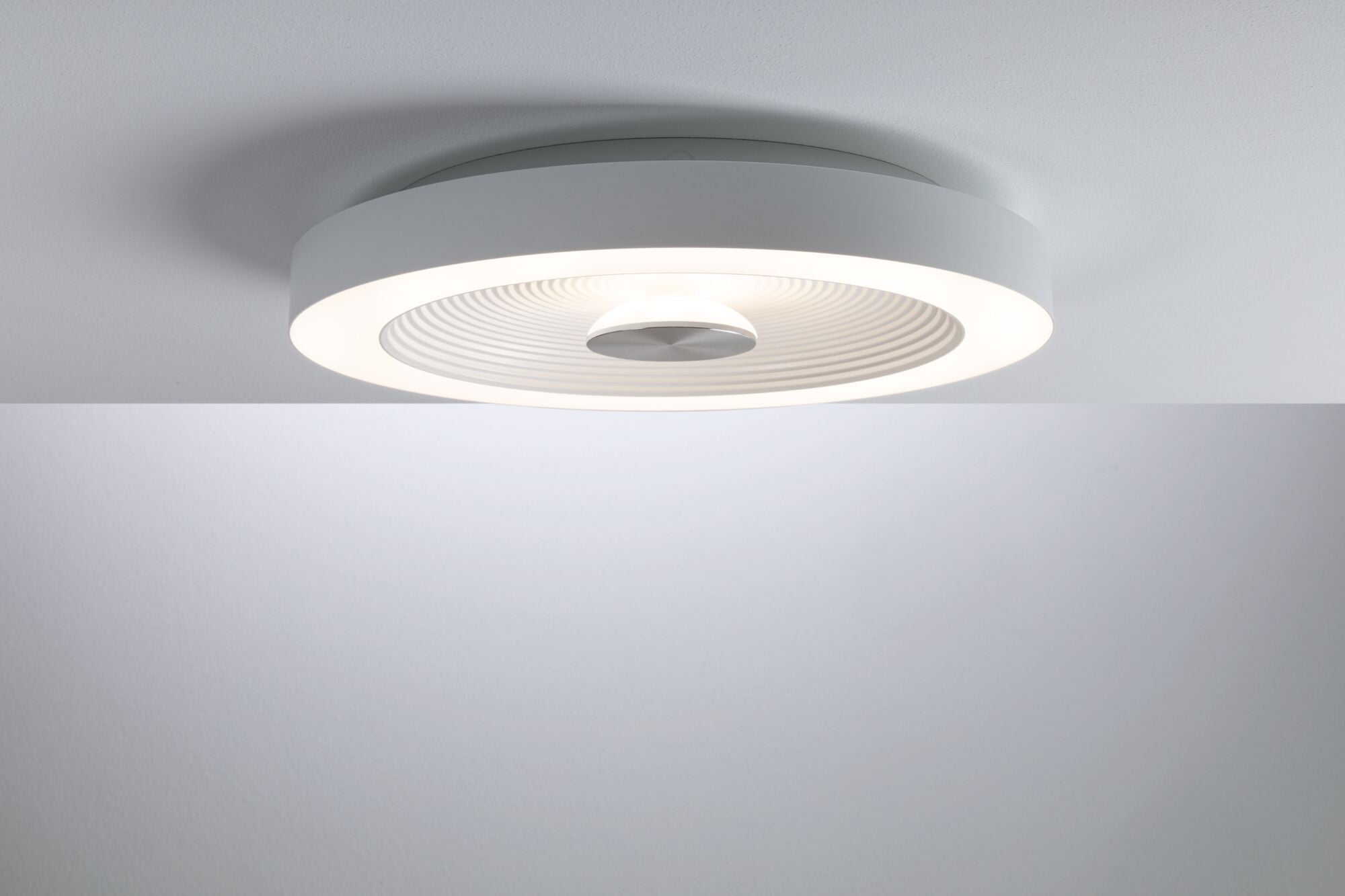 LED Deckenleuchte Volea IP44 3000K 500lm / 2400lm 230V 4 / 1x18,5W dimmbar Weiß/Silber - Paulmann - 71179