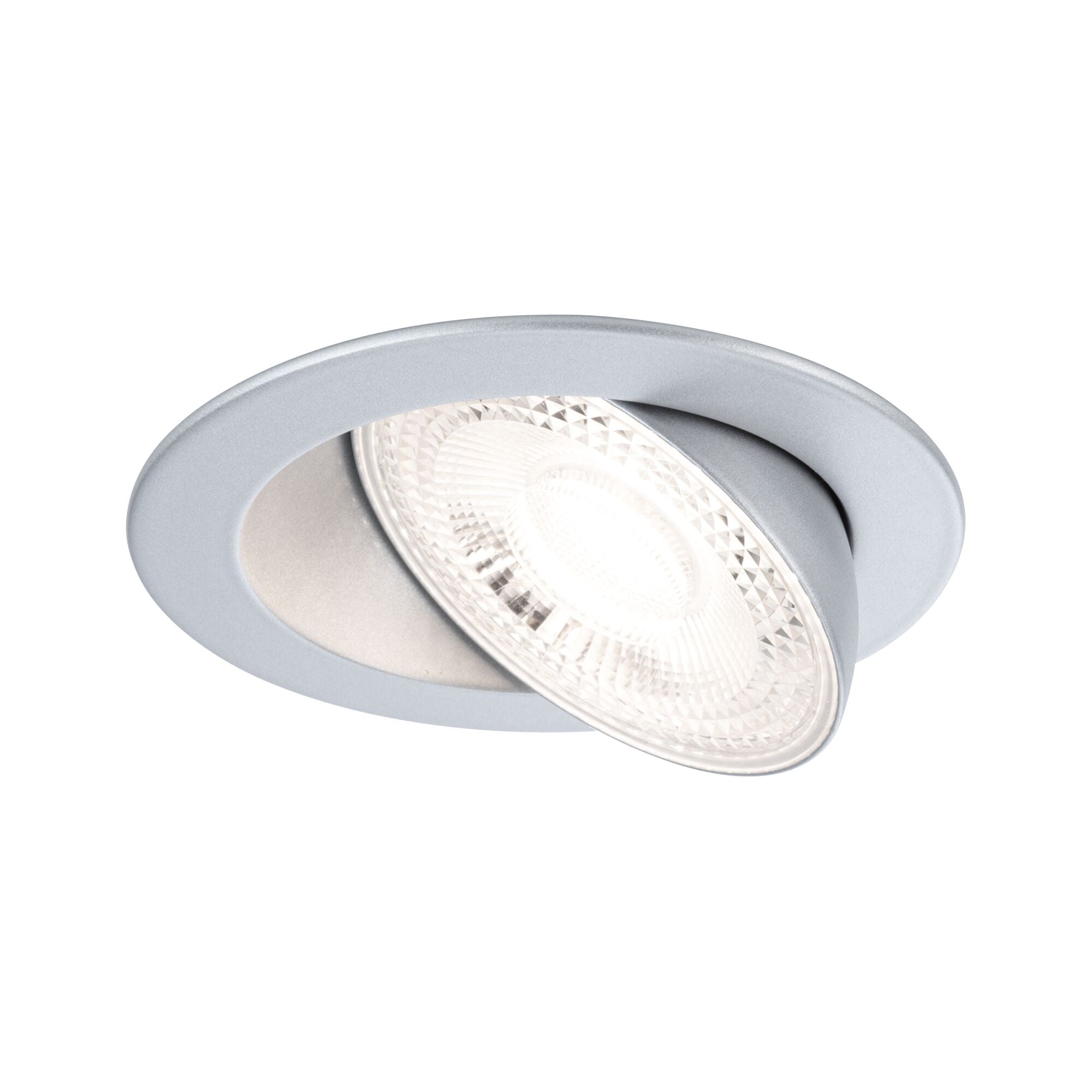 LED Einbauleuchte Aumus 3er - Set rund 105mm 90° 3x5W 3x700lm 230V dimmbar 2700 - 6500K Chrom matt - Paulmann - 92256