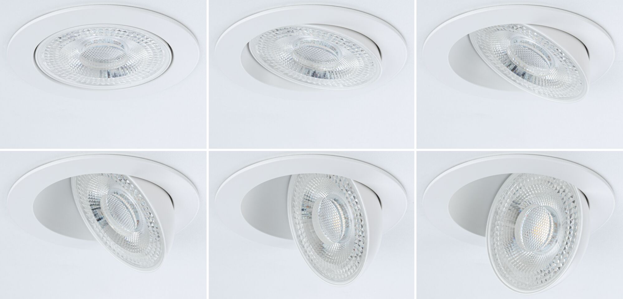 LED Einbauleuchte Aumus 3er - Set rund 105mm 90° 3x5W 3x700lm 230V dimmbar 2700 - 6500K Weiß - Paulmann - 92254