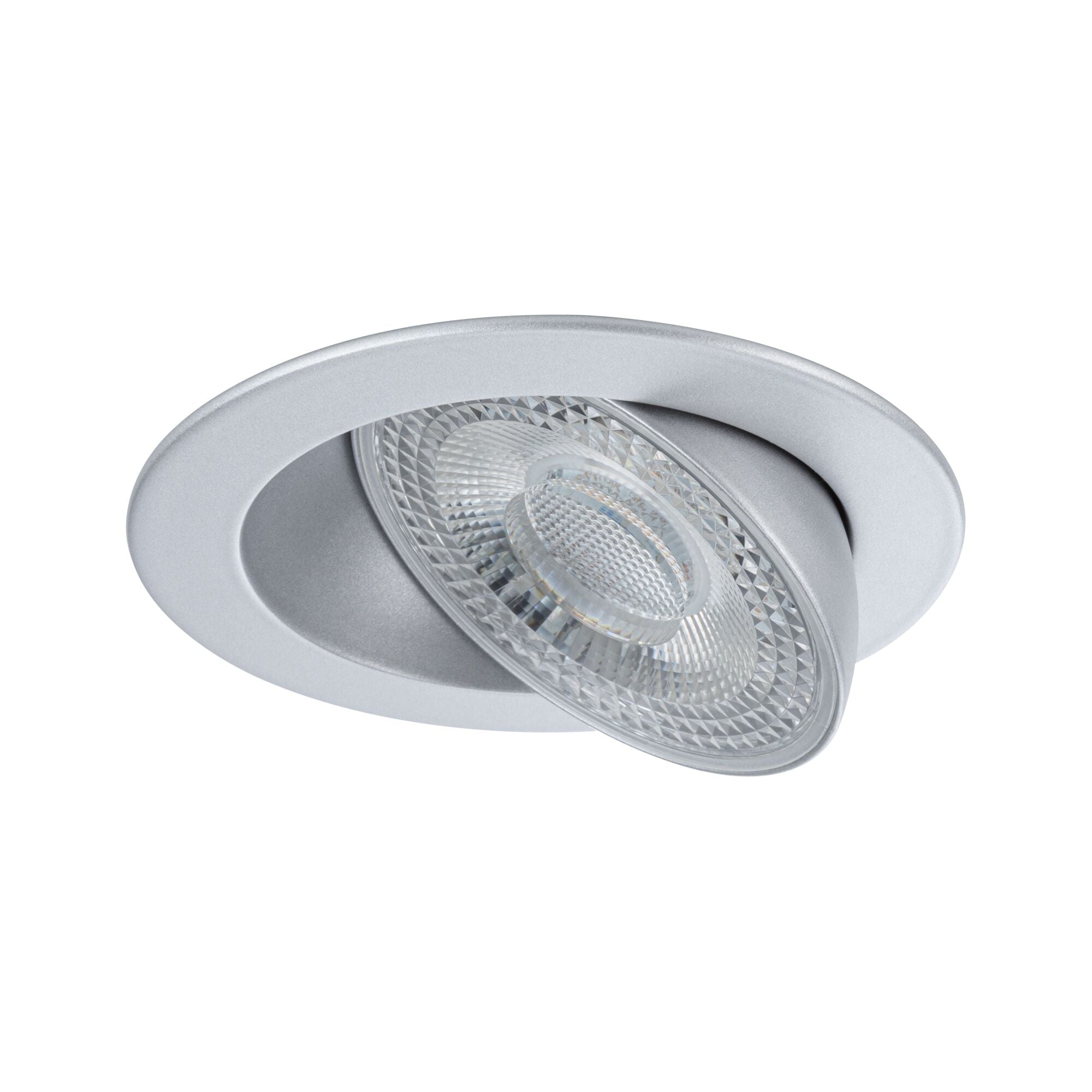 LED Einbauleuchte Aumus Einzelspot rund 105mm 90° 5W 700lm 230V dimmbar 2700 - 6500K Chrom matt - Paulmann - 92255