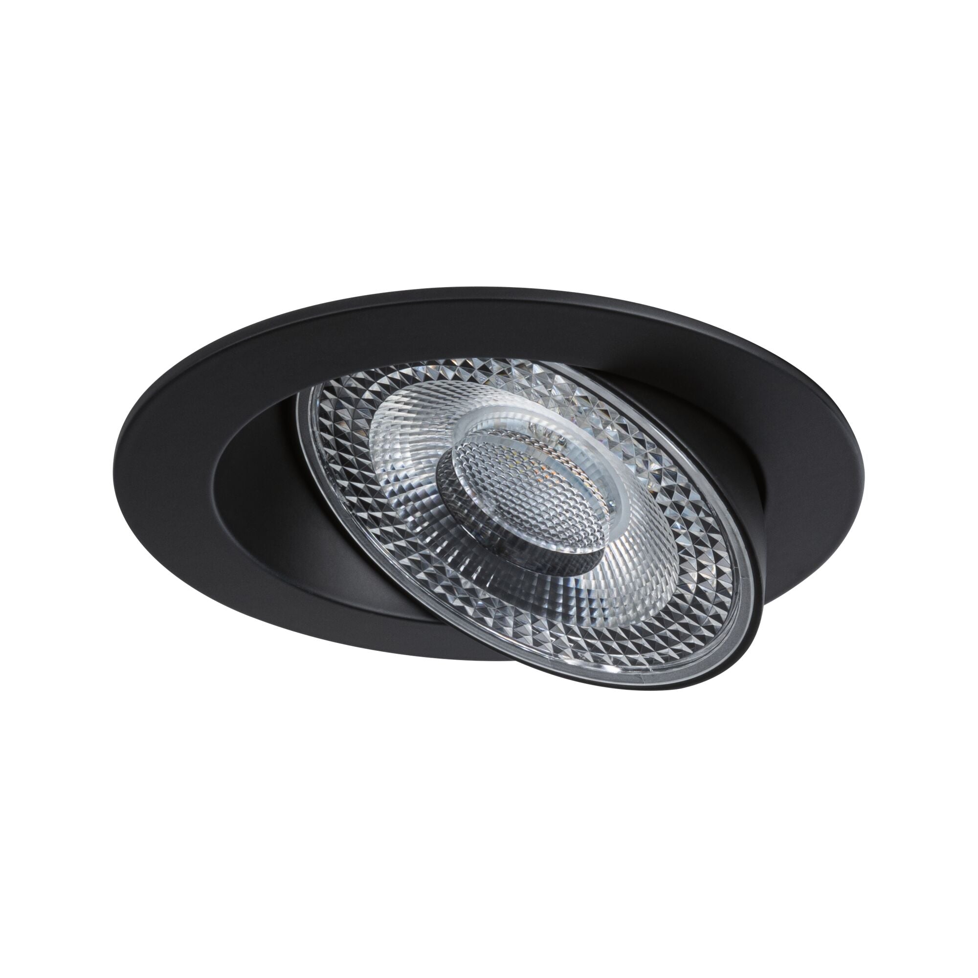 LED Einbauleuchte Aumus Einzelspot rund 105mm 90° 5W 700lm 230V dimmbar 2700 - 6500K Schwarz - Paulmann - 92257