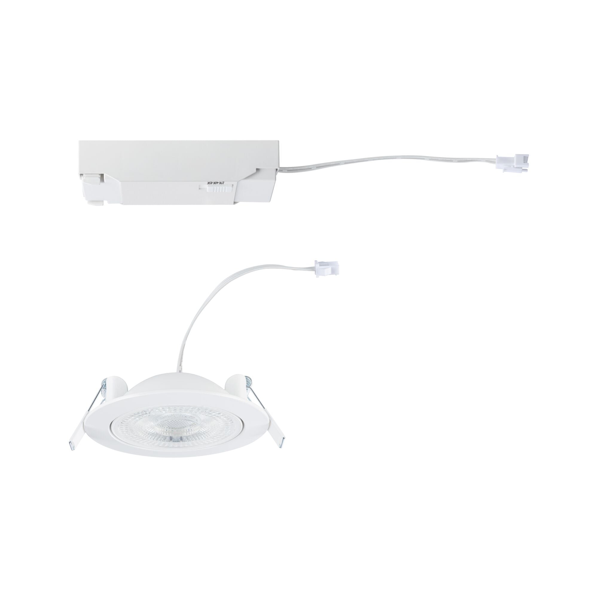 LED Einbauleuchte Aumus Einzelspot rund 105mm 90° 5W 700lm 230V dimmbar 2700 - 6500K Weiß - Paulmann - 92253