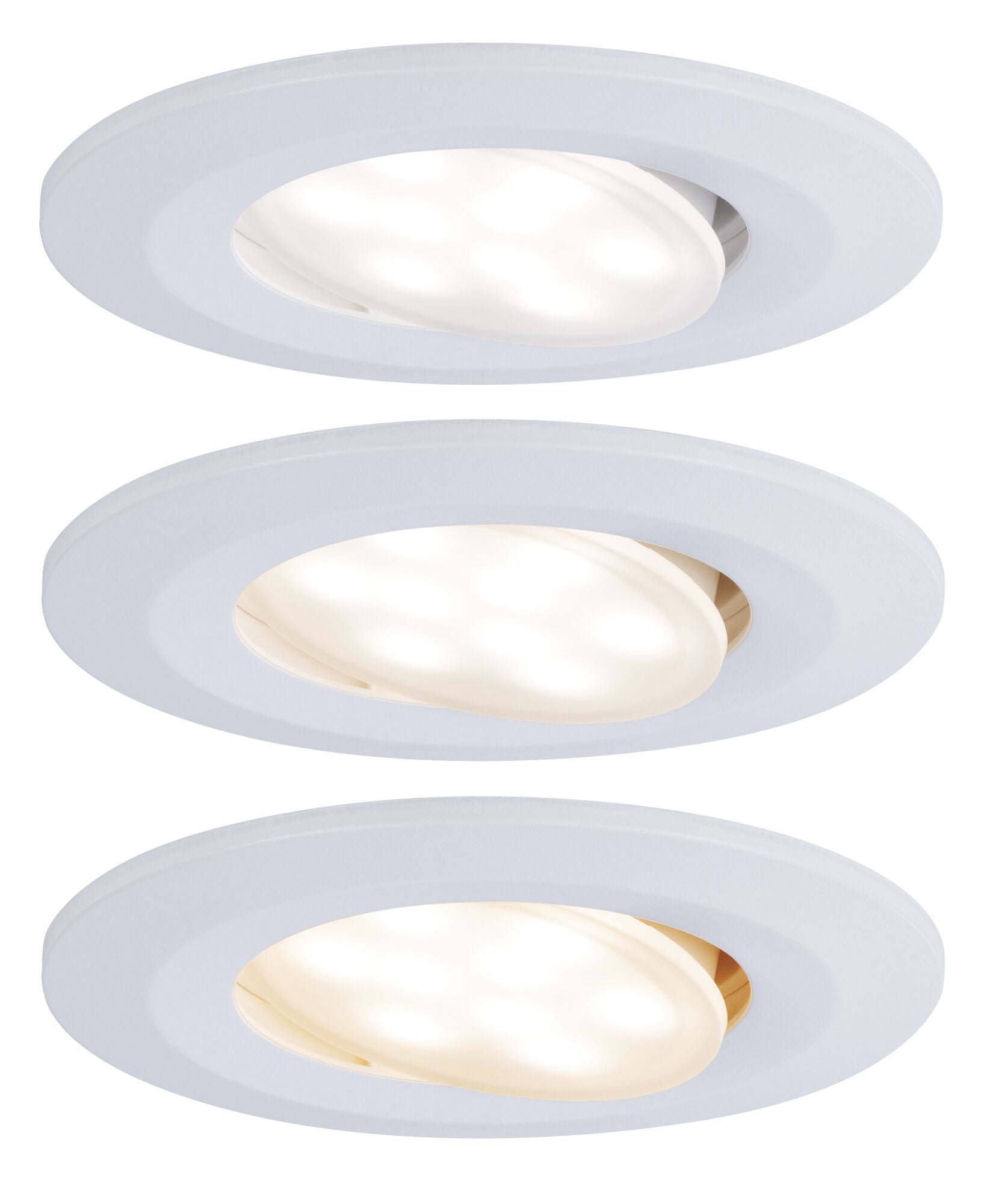 LED Einbauleuchte Calla Basisset schwenkbar IP65 rund 90mm 30° 3x5W 3x400lm 230V White Switch Weiß matt - Paulmann - 99935