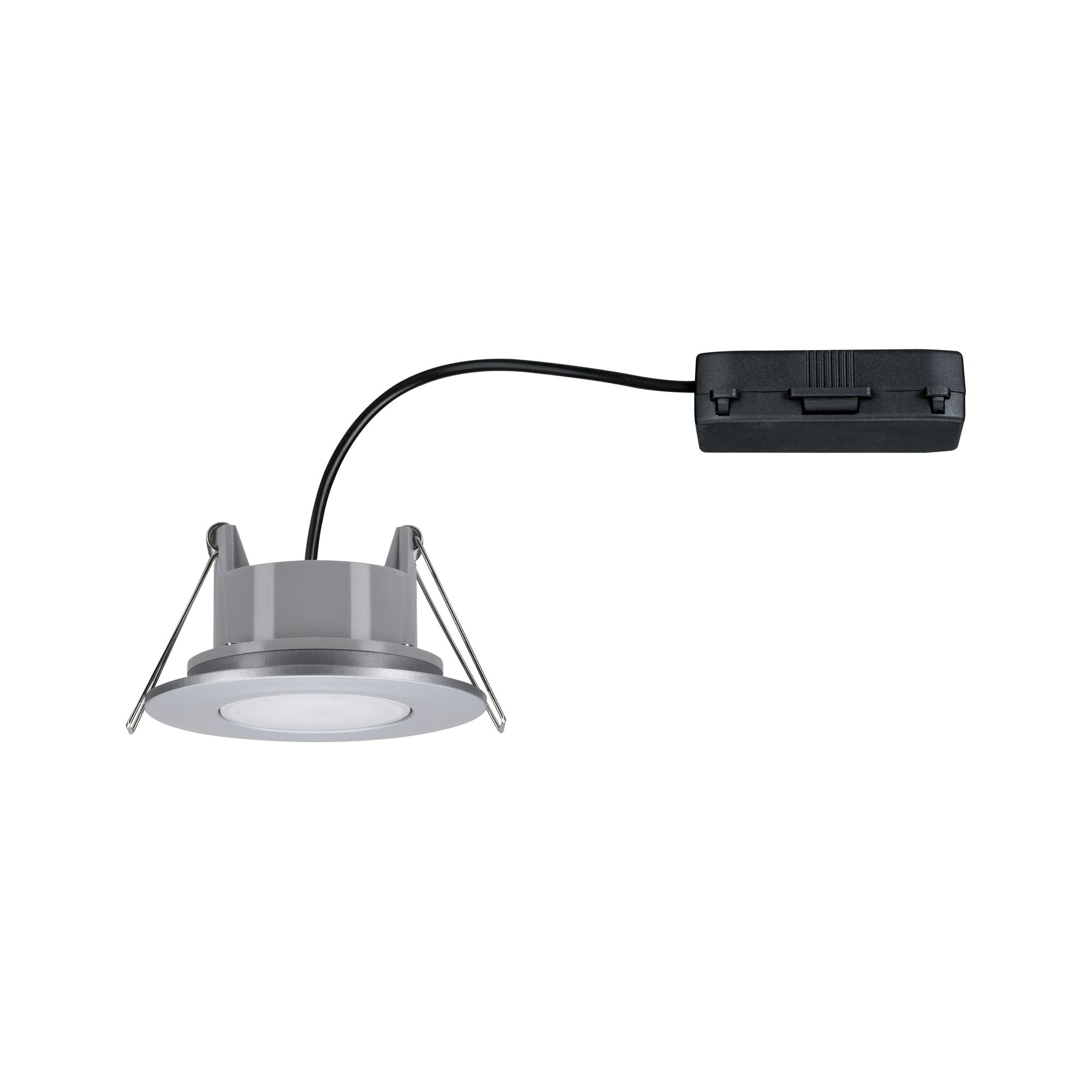 LED Einbauleuchte Calla schwenkbar IP65 rund 90mm 30° 5,2W 460lm 230V dimmbar 4000K Chrom matt - Paulmann - 99932