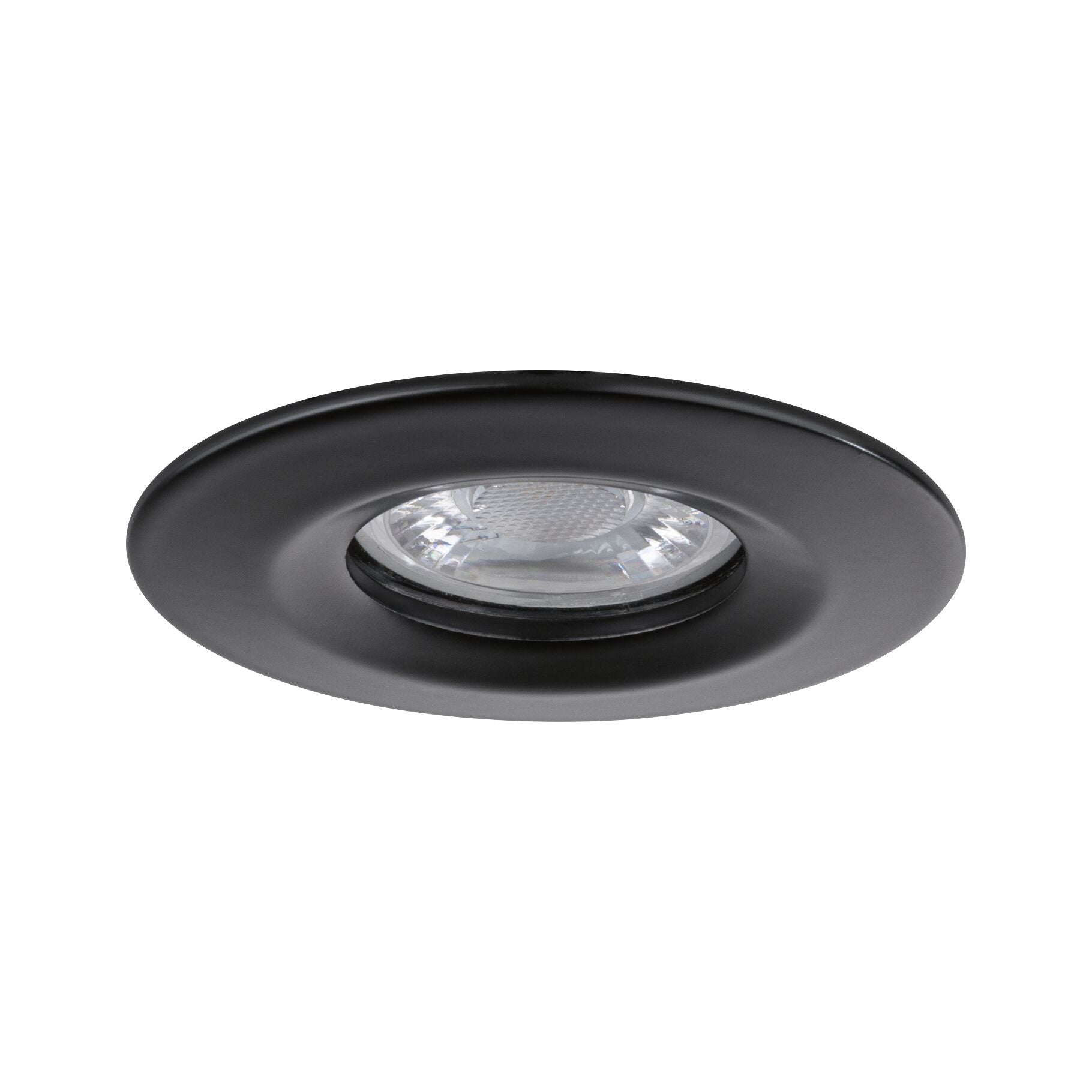 LED Einbauleuchte Nova Mini Coin Basisset starr rund 66mm Coin 3x4W 3x310lm 230V 2700K Schwarz matt - Paulmann - 93084
