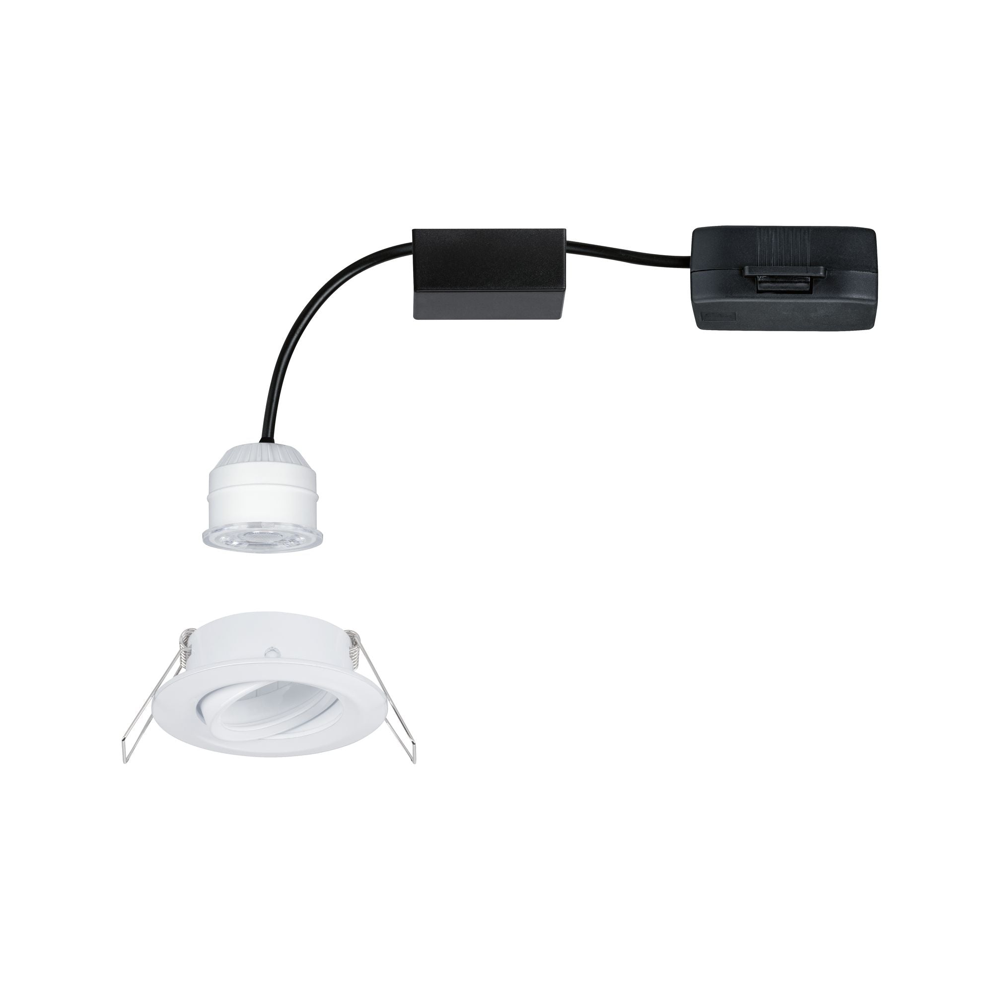 LED Einbauleuchte Nova Mini Coin Einzelleuchte schwenkbar rund 66mm 15° Coin 4W 310lm 230V 2700K Weiß matt - Paulmann - 94292