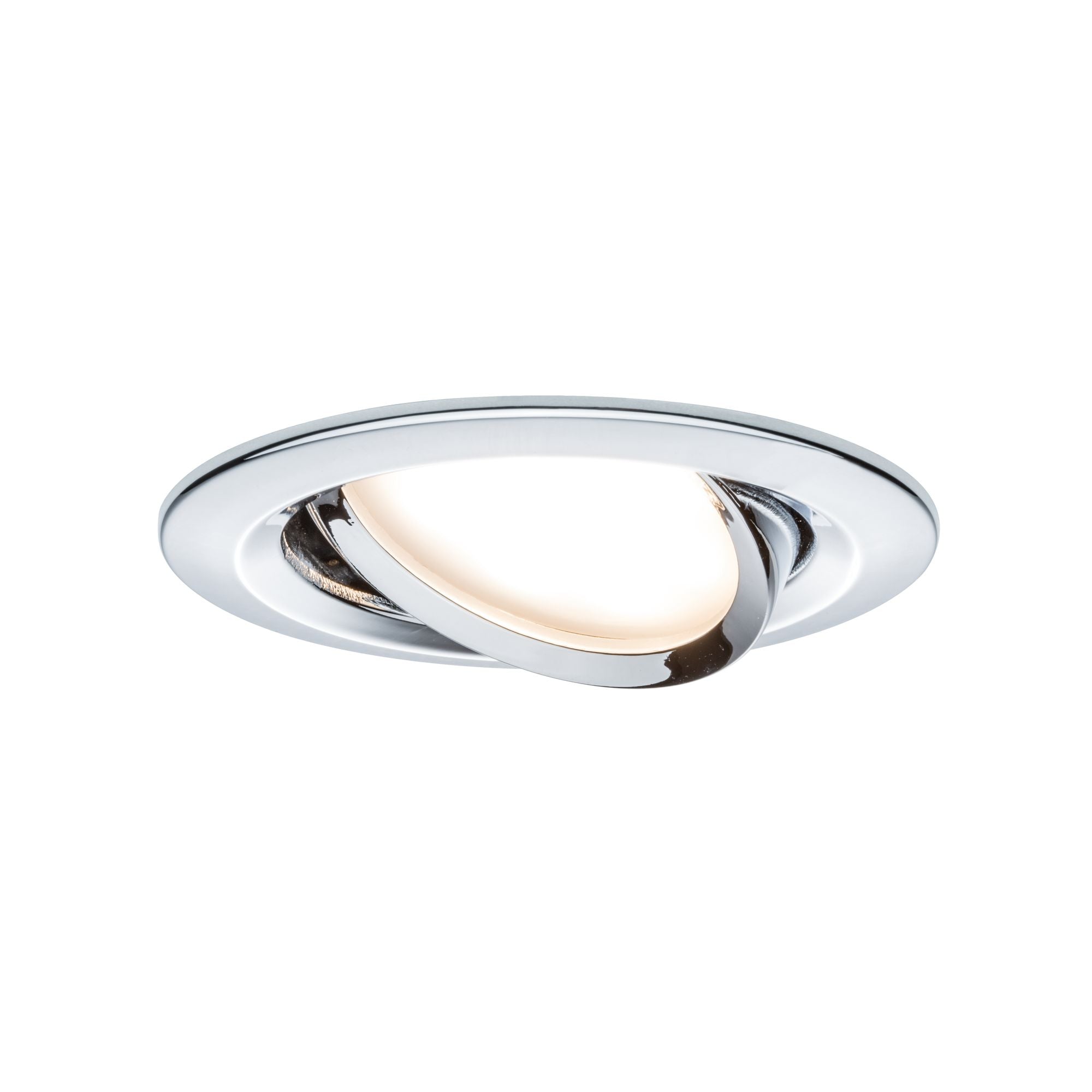 LED Einbauleuchte Nova Plus Coin Basisset schwenkbar rund 84mm 50° Coin 3x6W 3x470lm 230V dimmbar 2700K Chrom - Paulmann - 93880