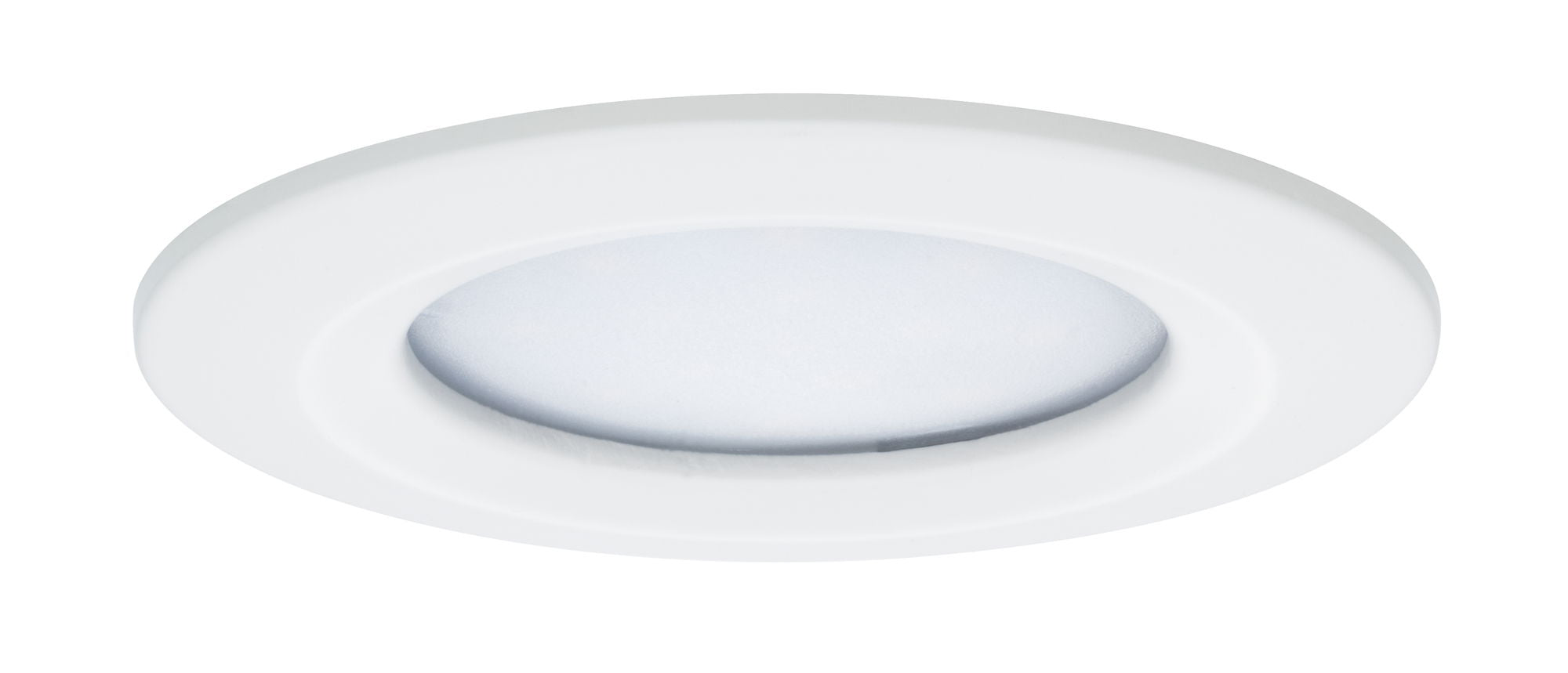 LED Einbauleuchte Nova Plus Coin Einzelleuchte starr IP44 rund 78mm Coin 6W 470lm 230V dimmbar 2700K Weiß matt - Paulmann - 93869