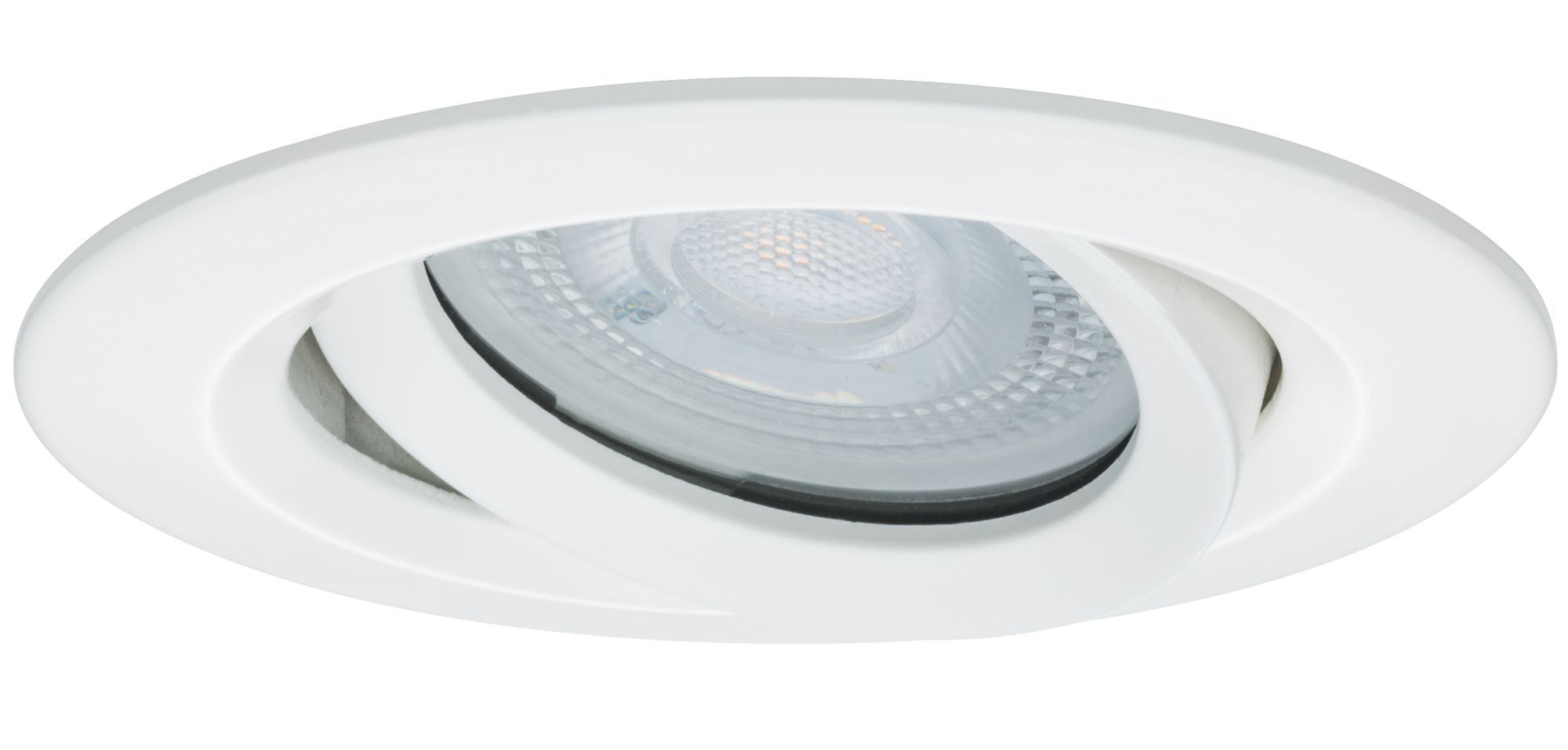 LED Einbauleuchte Nova Plus Einzelleuchte schwenkbar IP65 rund 93mm 30° GU10 6W 470lm 230V dimmbar 4000K Weiß matt - Paulmann - 93672