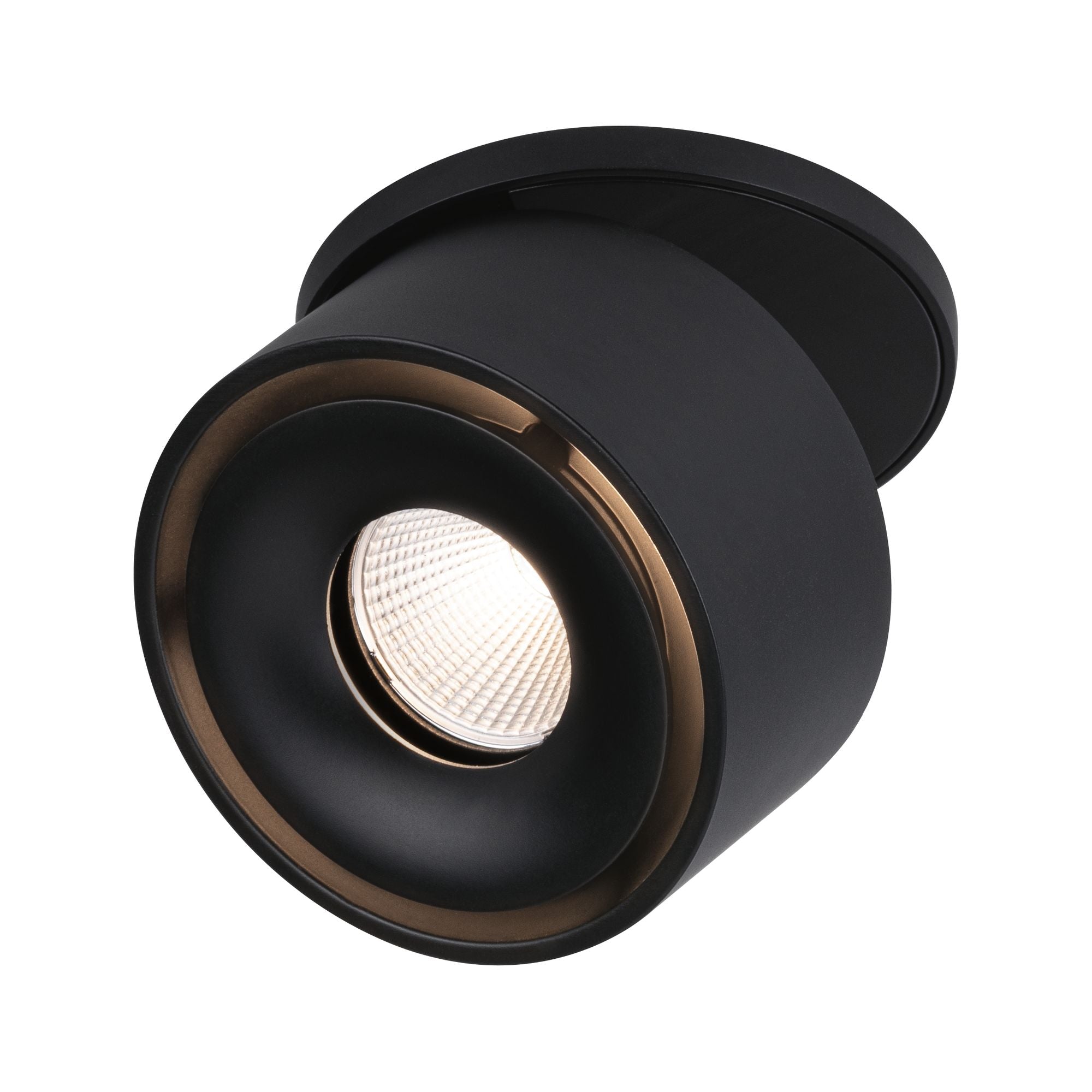 LED Einbauleuchte Spircle rund 78mm 8W 550lm 230V 3000K Schwarz matt - Paulmann - 93370