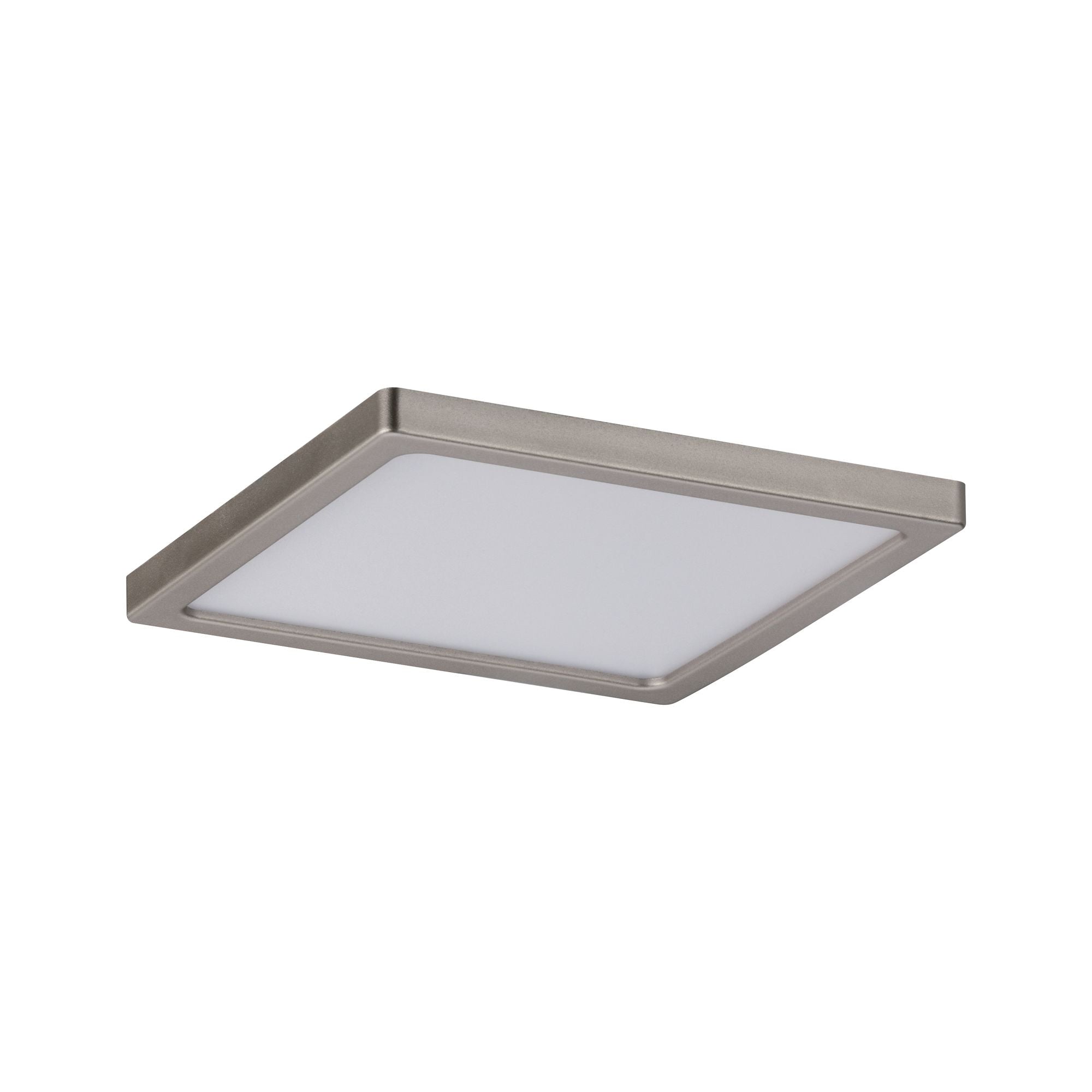 LED Einbaupanel Areo IP44 eckig 120x120mm 6,5W 418lm 3000K Nickel matt dimmbar - Paulmann - 92940