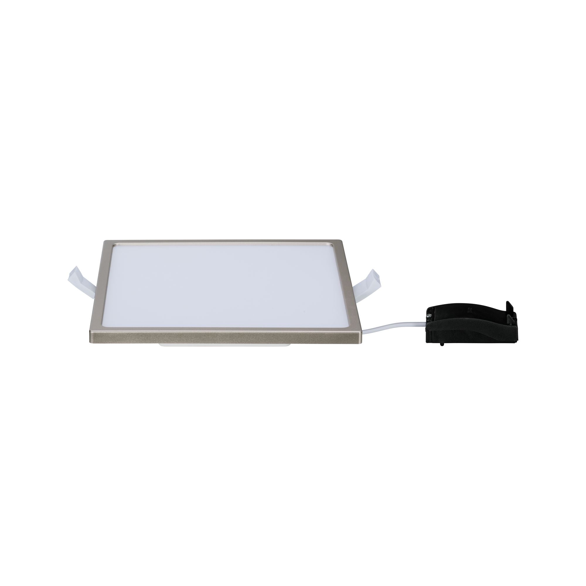 LED Einbaupanel Areo IP44 eckig 180x180mm 11W 770lm 3000K Nickel matt dimmbar - Paulmann - 92939