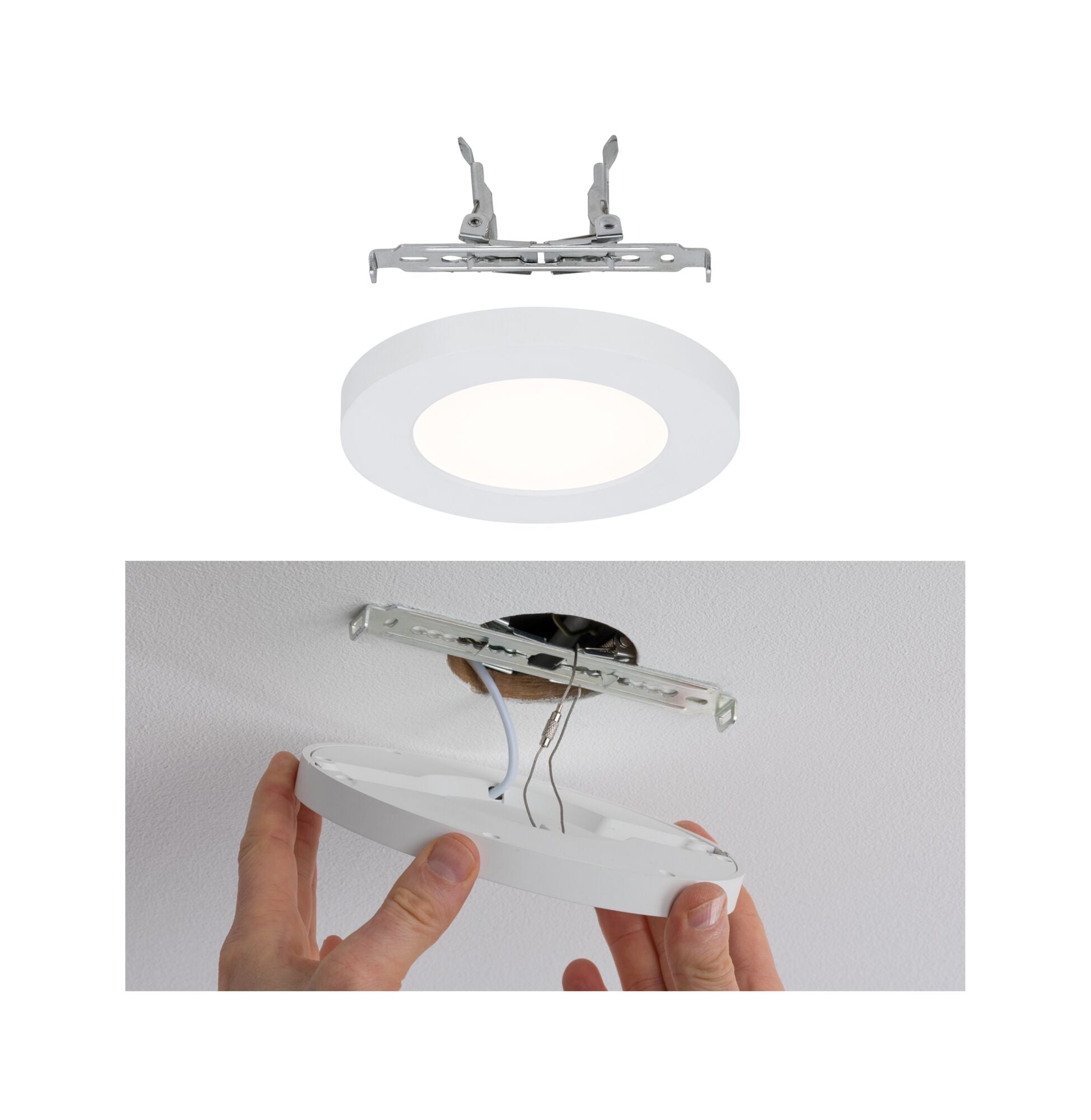 LED Einbaupanel Cover - it Promo rund 116mm 5W 400lm 3000K Weiß matt - Paulmann - 3725