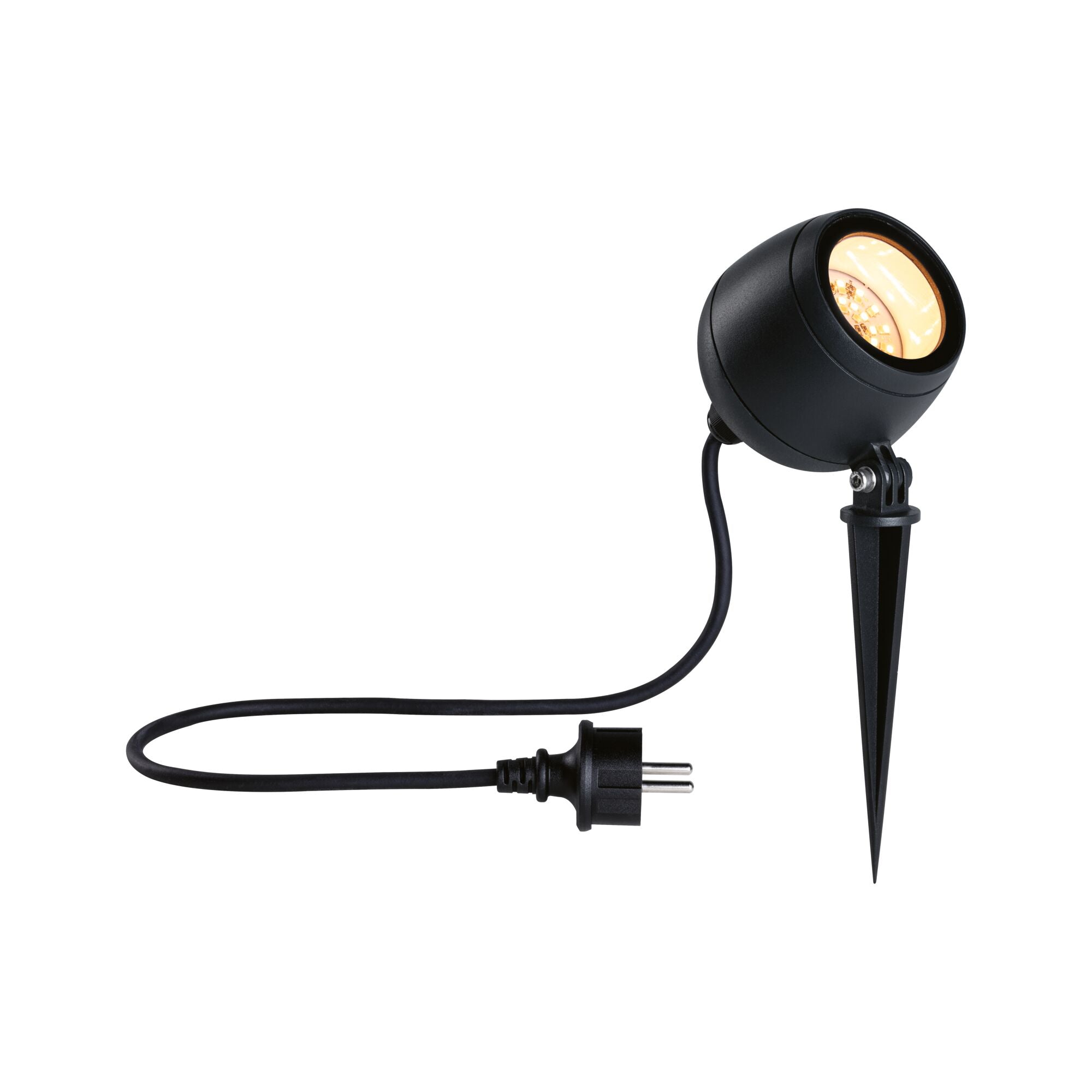 LED Gartenstrahler Kikolo insektenfreundlich IP65 90mm Tunable Warm 6,2W 400lm 230V 80° Anthrazit Kunststoff/Aluminium - Paulmann - 94770
