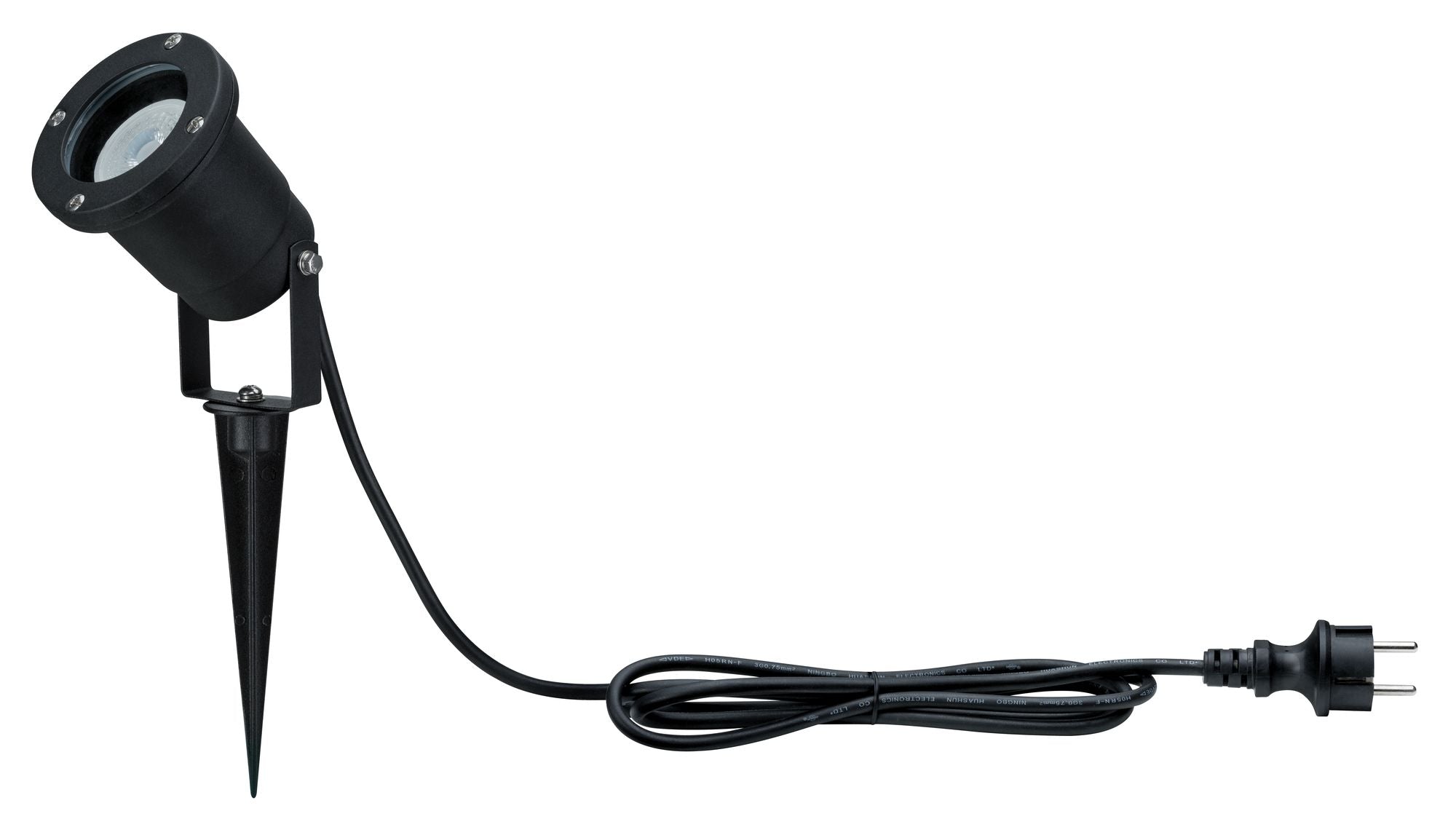 LED Gartenstrahler LED Gartenstrahler IP65 rund 92mm 3000K 3,5W 230lm 230V Schwarz Aluminium - Paulmann - 98896