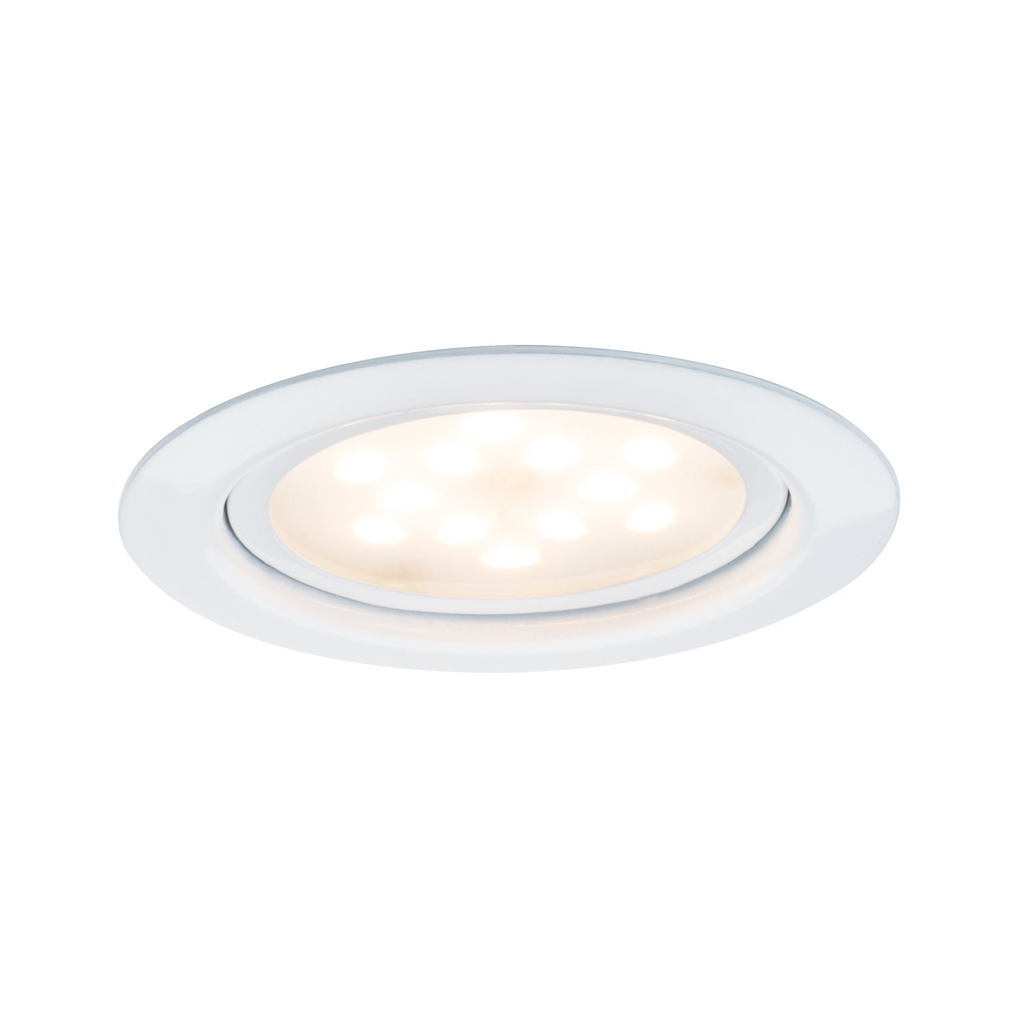 LED Möbeleinbauleuchten Micro Line 3er - Set rund 65mm 3x4,5W 3x300lm 230V 2700K Weiß - Paulmann - 93554