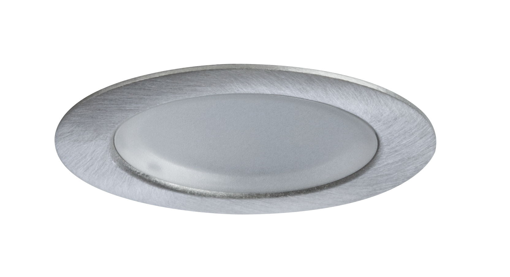 LED Möbeleinbauleuchten Micro Line Mini rund 35mm 5x0,4W 5x20lm 230/12V 2700K Eisen gebürstet - Paulmann - 93586