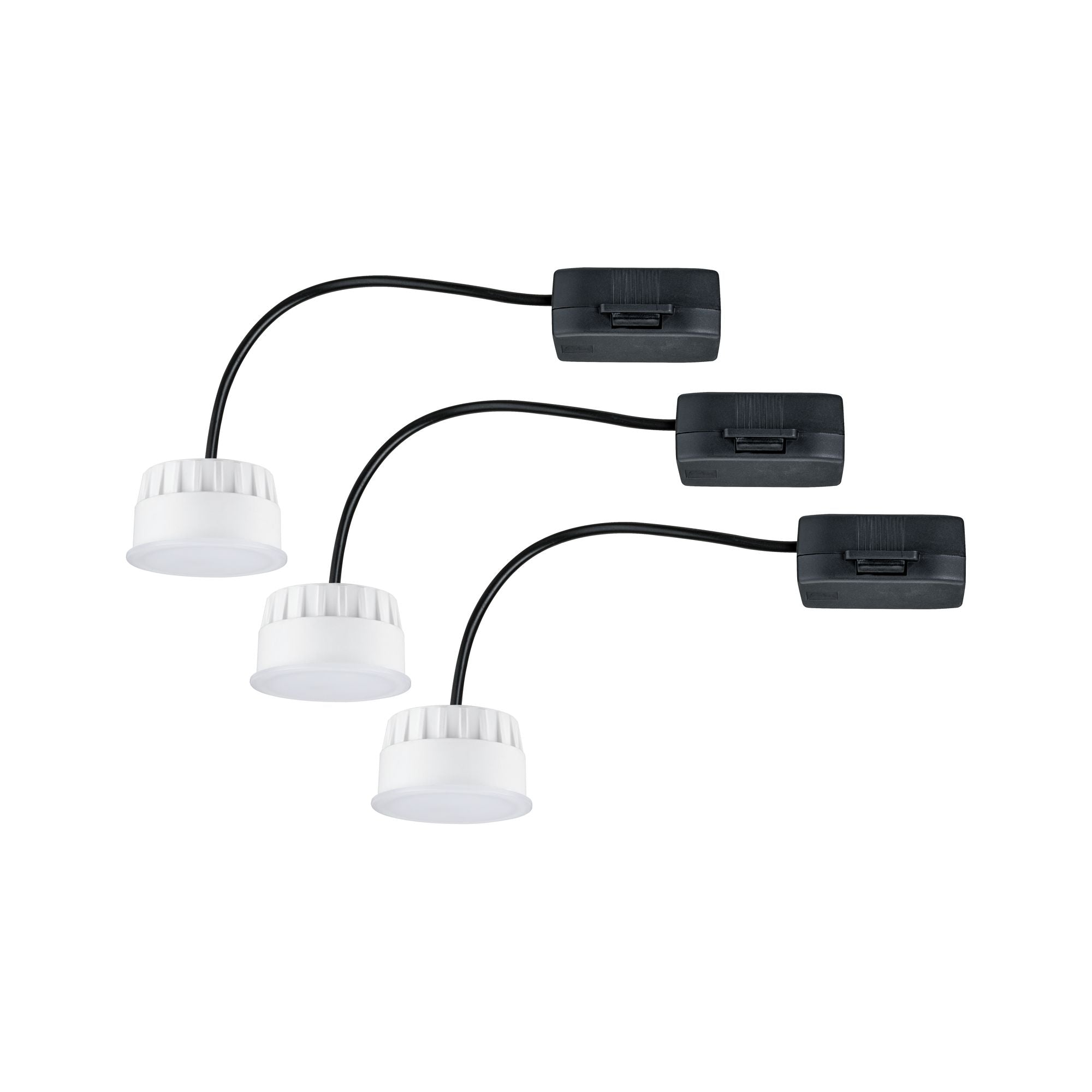 LED Modul Einbauleuchte Choose Coin 3er - Set rund 50mm Coin 3x6W 3x470lm 230V 2700K Satin - Paulmann - 92472