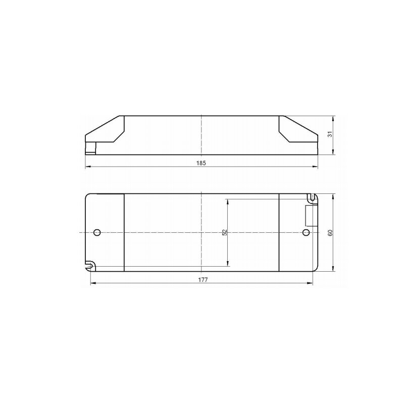 LED - Netzteil CV 24 DC 12 - 75W 0,5 - 3,1A dimmbar Phasenan/abschnitt IP20 - Dotlux - 4522 - 24
