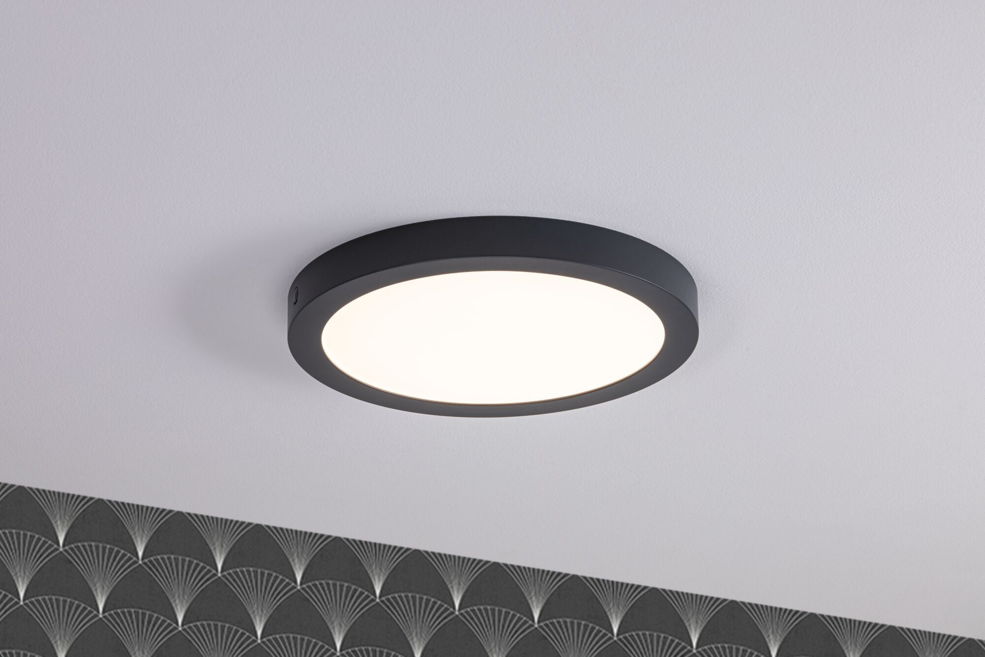 LED Panel Abia rund 300mm 22W 2200lm 2700K Dunkelgrau - Paulmann - 70988