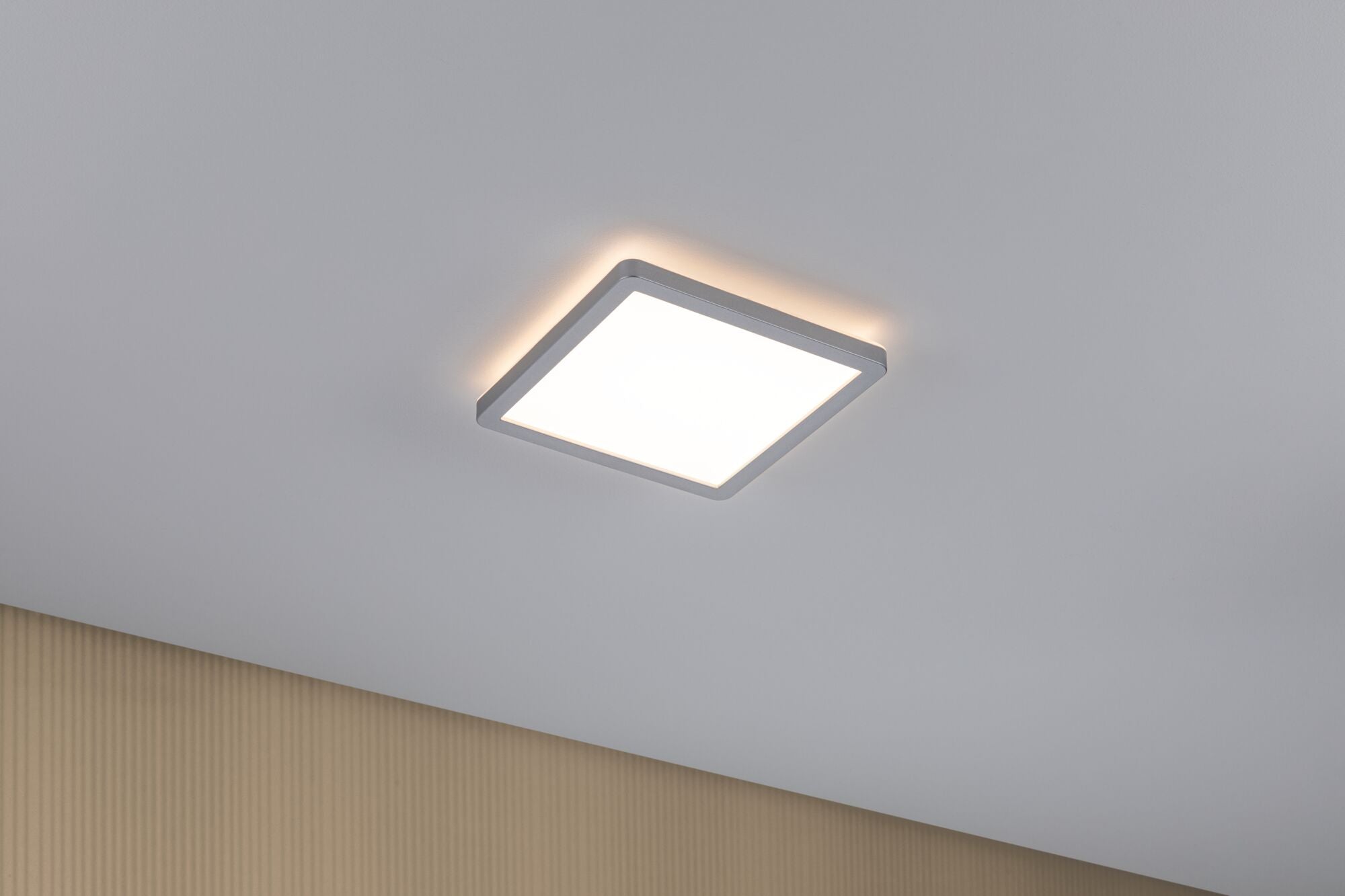 LED Panel Atria Shine Backlight eckig 190x190mm 11,2W 900lm 3000K Chrom matt - Paulmann - 70993