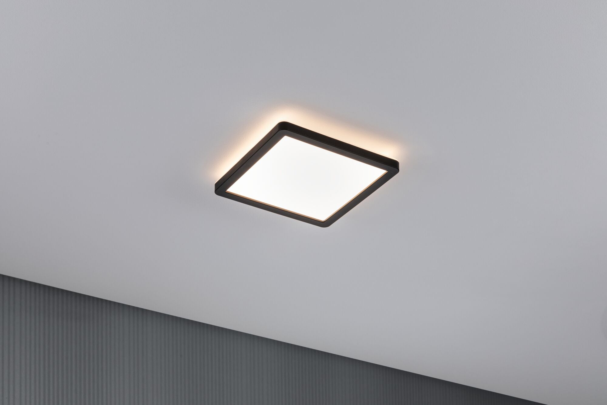 LED Panel Atria Shine Backlight eckig 190x190mm 11,2W 900lm 3000K Schwarz - Paulmann - 71000