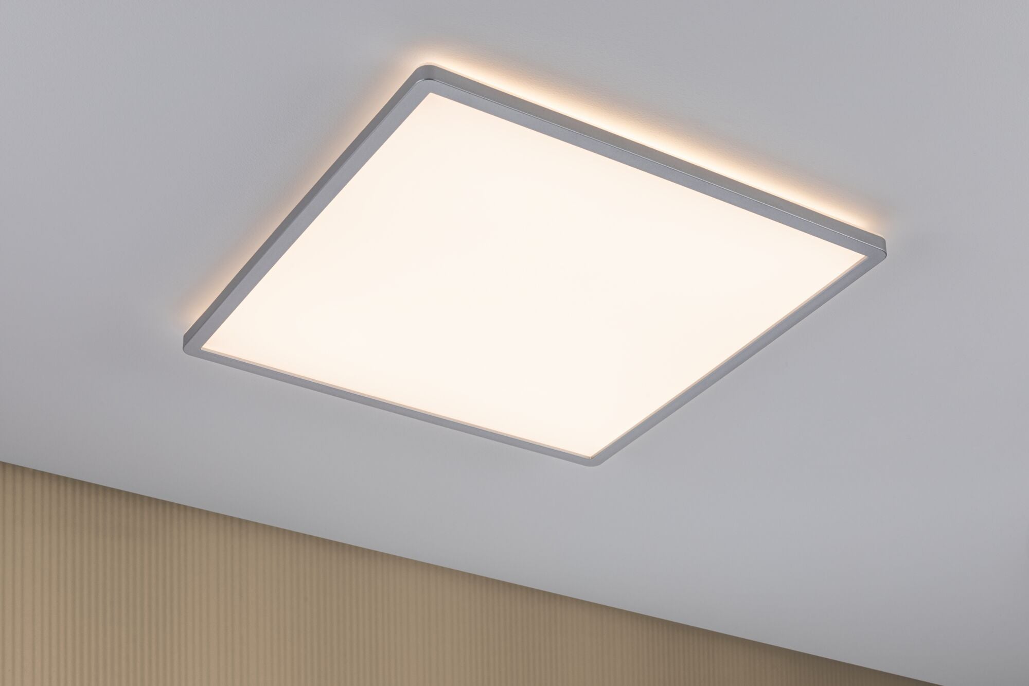 LED Panel Atria Shine Backlight eckig 420x420mm 22W 2200lm 3000K Chrom matt dimmbar - Paulmann - 70995