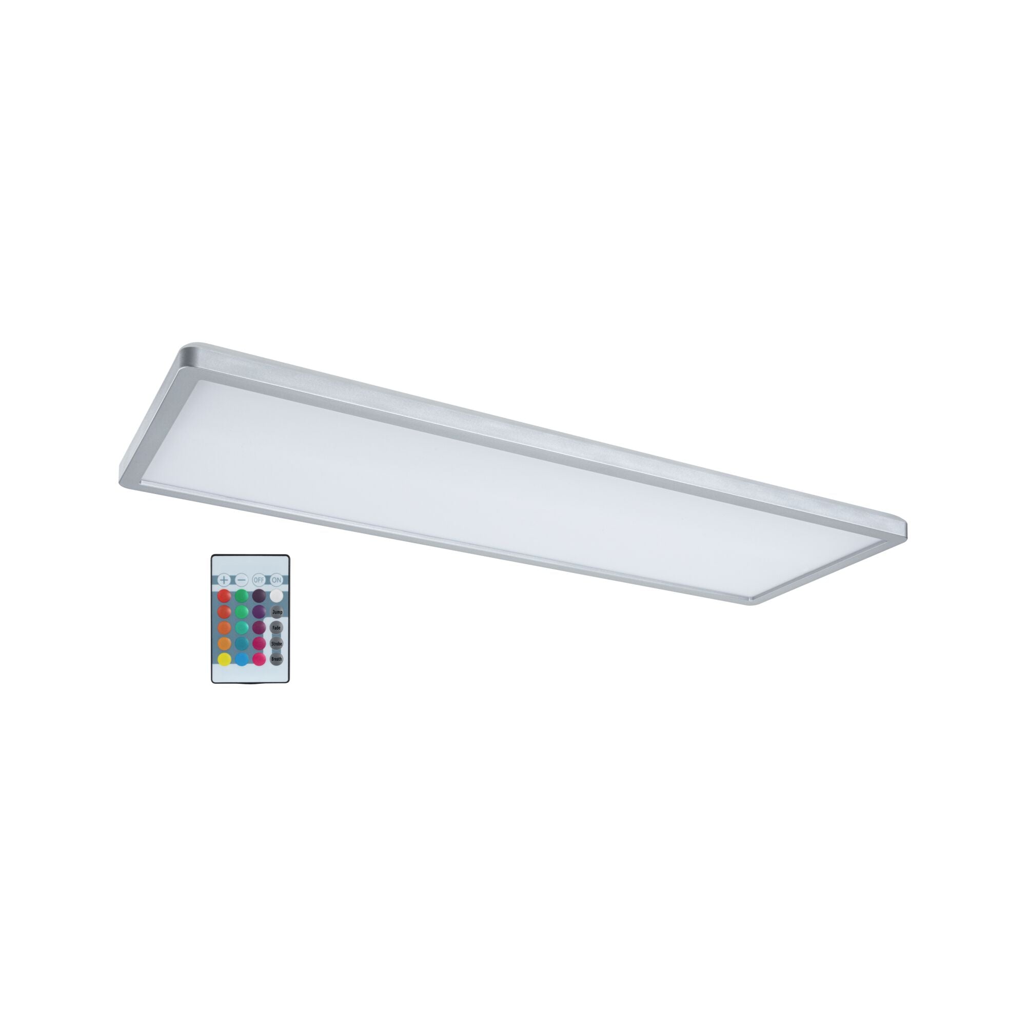 LED Panel Atria Shine Backlight eckig 580x200mm 20W 2000lm RGBW Chrom matt dimmbar - Paulmann - 71020