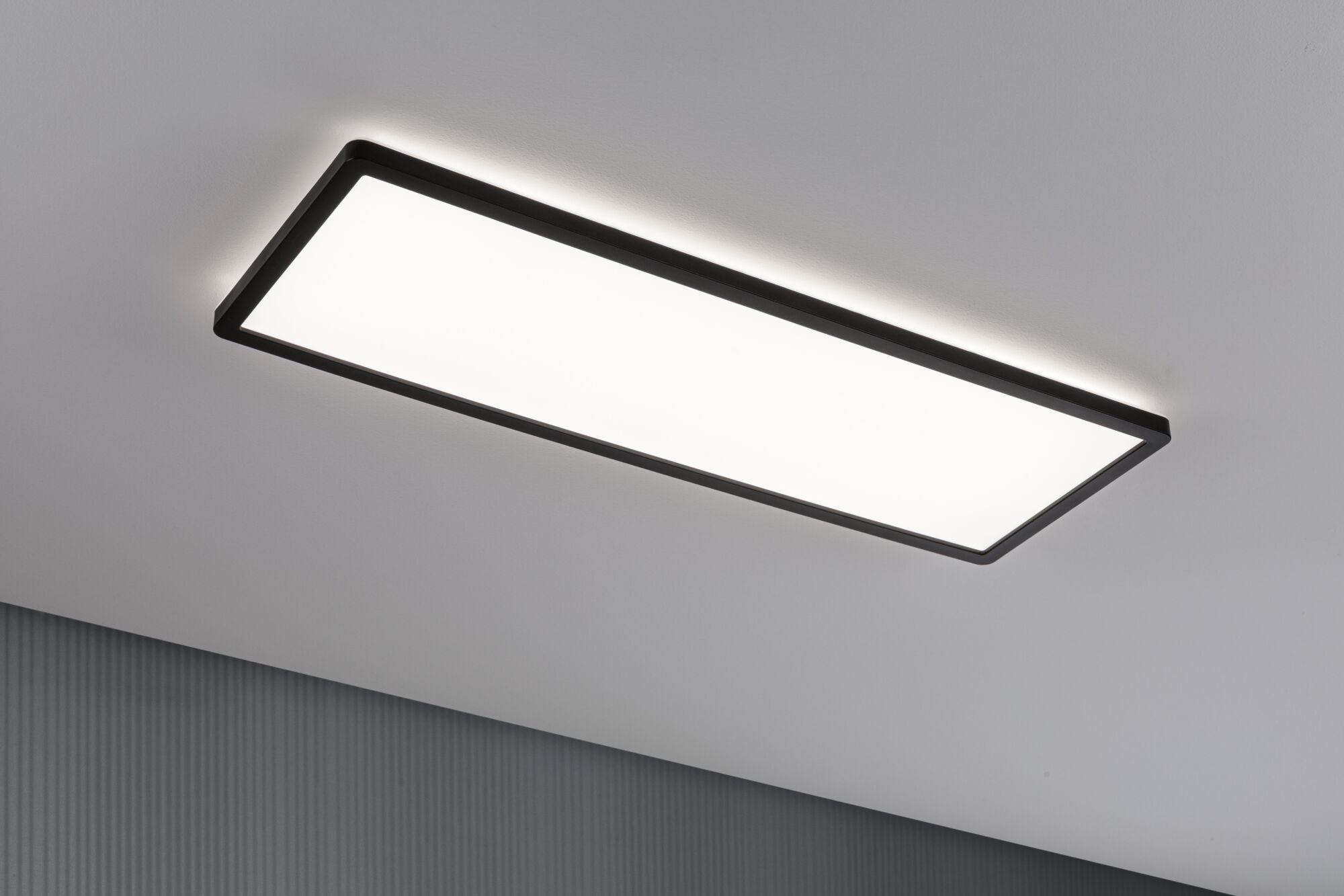 LED Panel Atria Shine Backlight eckig 580x200mm 22W 1800lm 4000K Schwarz dimmbar - Paulmann - 71017