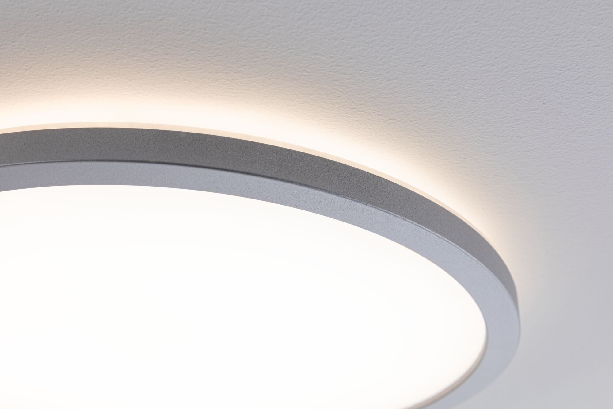 LED Panel Atria Shine Backlight rund 190mm 11,2W 850lm 3000K Chrom matt - Paulmann - 70990