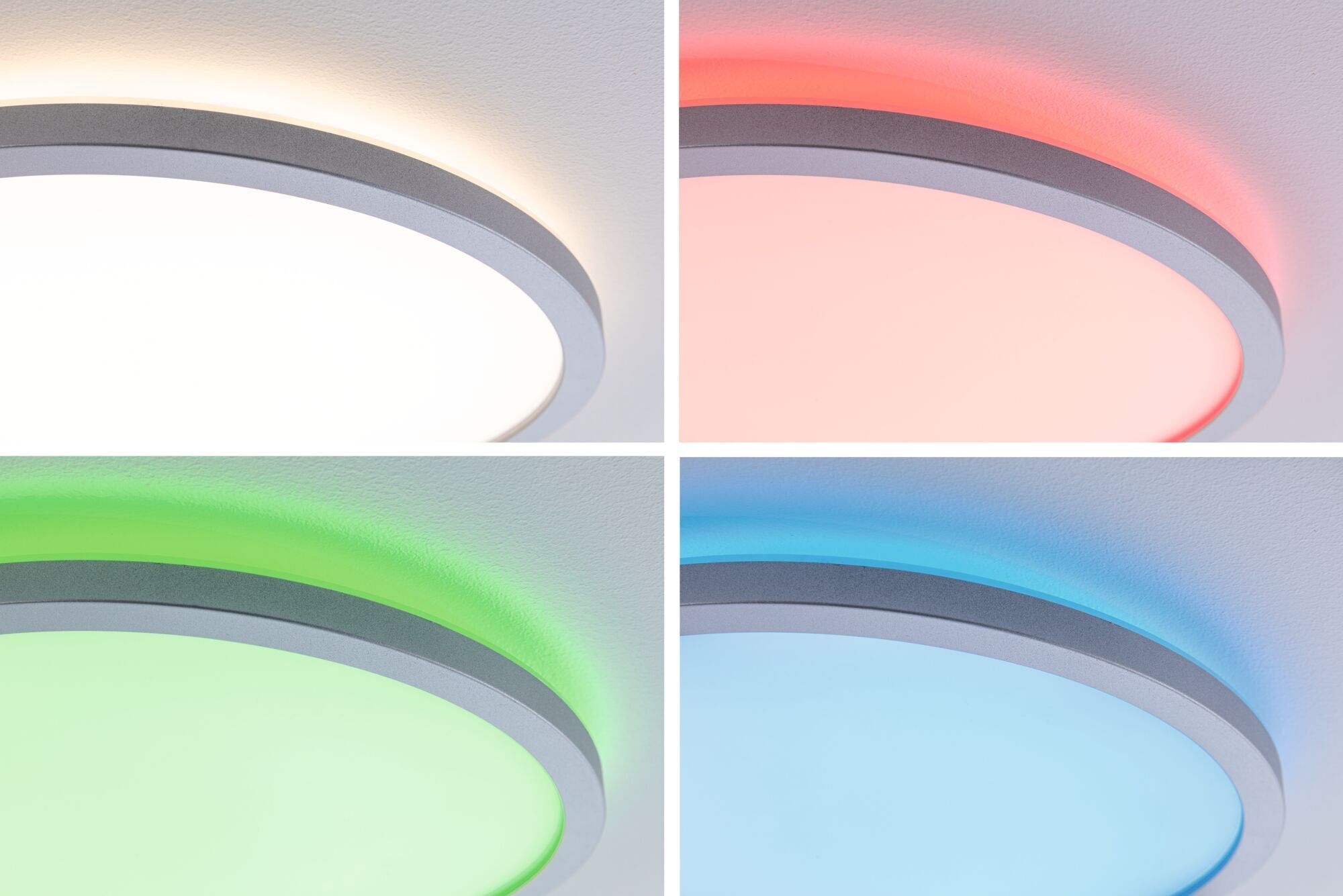 LED Panel Atria Shine Backlight rund 420mm 20W 2200lm RGBW Chrom matt dimmbar - Paulmann - 71019