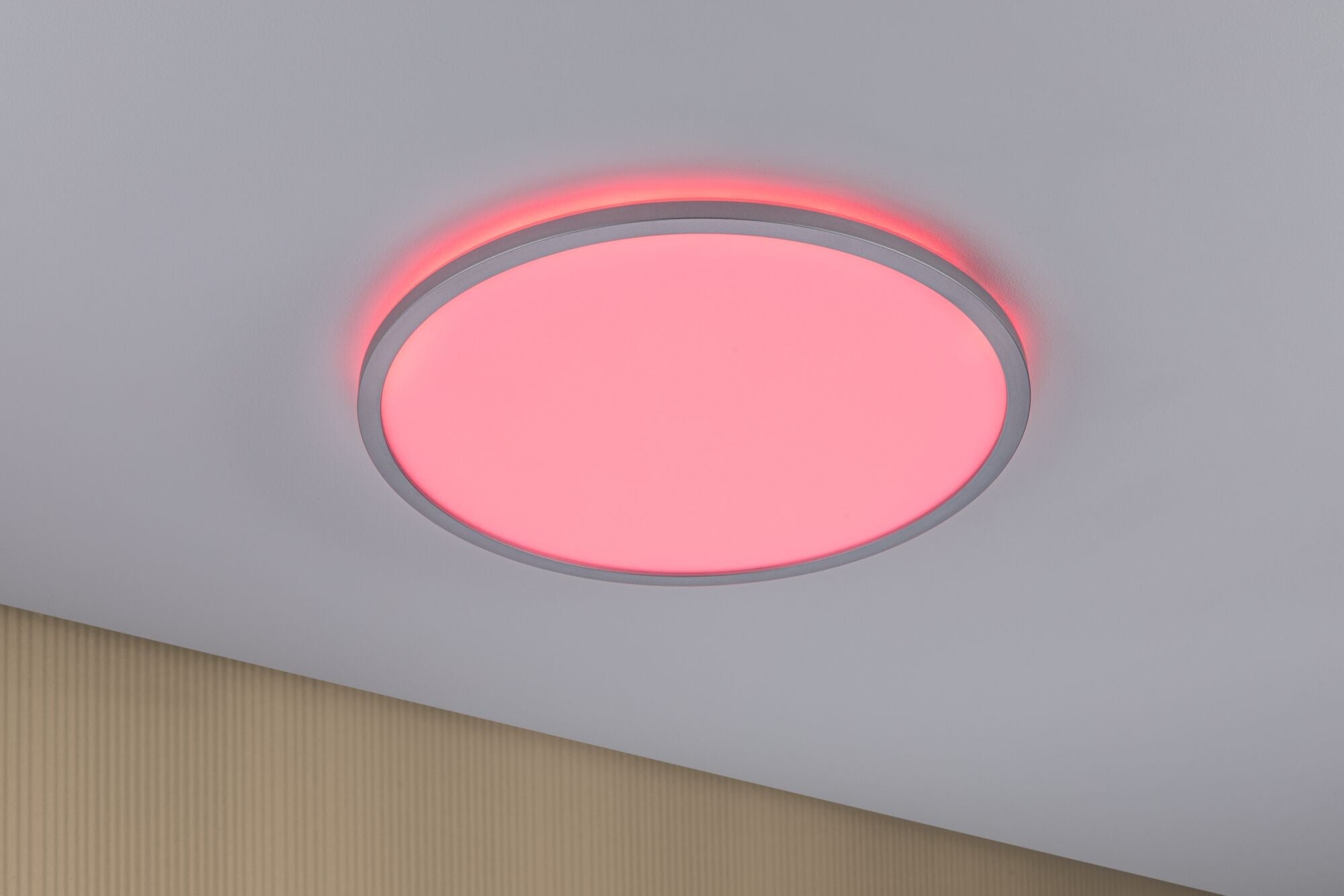 LED Panel Atria Shine Backlight rund 420mm 20W 2200lm RGBW Chrom matt dimmbar - Paulmann - 71019