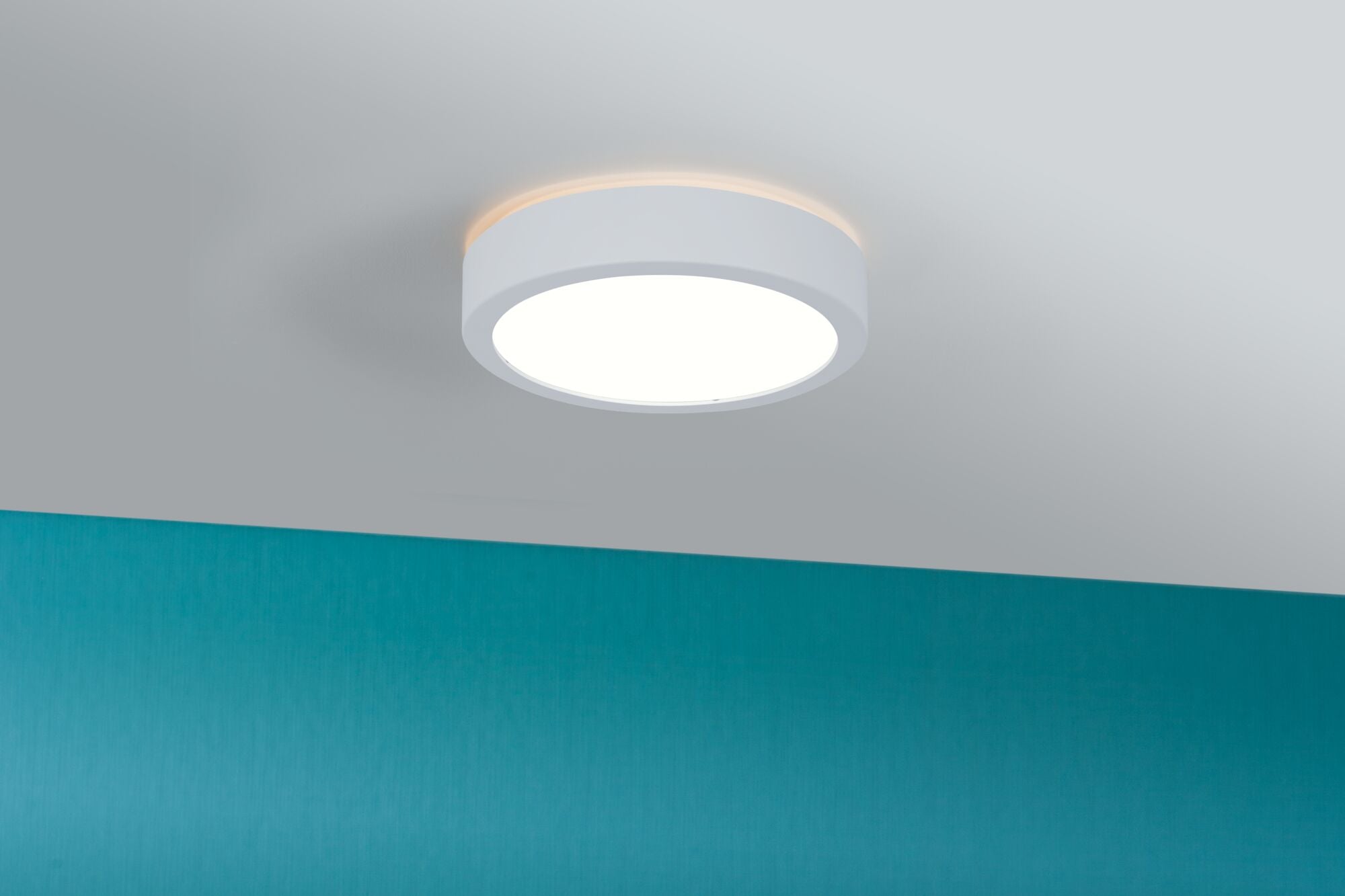LED Panel Aviar IP44 rund 220mm 13W 950lm 4000K Weiß dimmbar - Paulmann - 78924