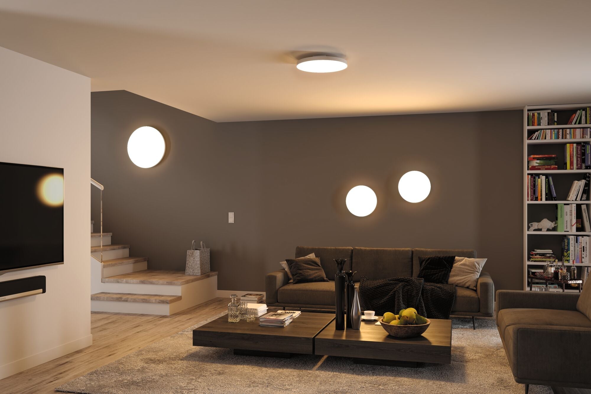 LED Panel Velora rund 600mm 32W 3000lm Tunable White Weiß dimmbar - Paulmann - 79896