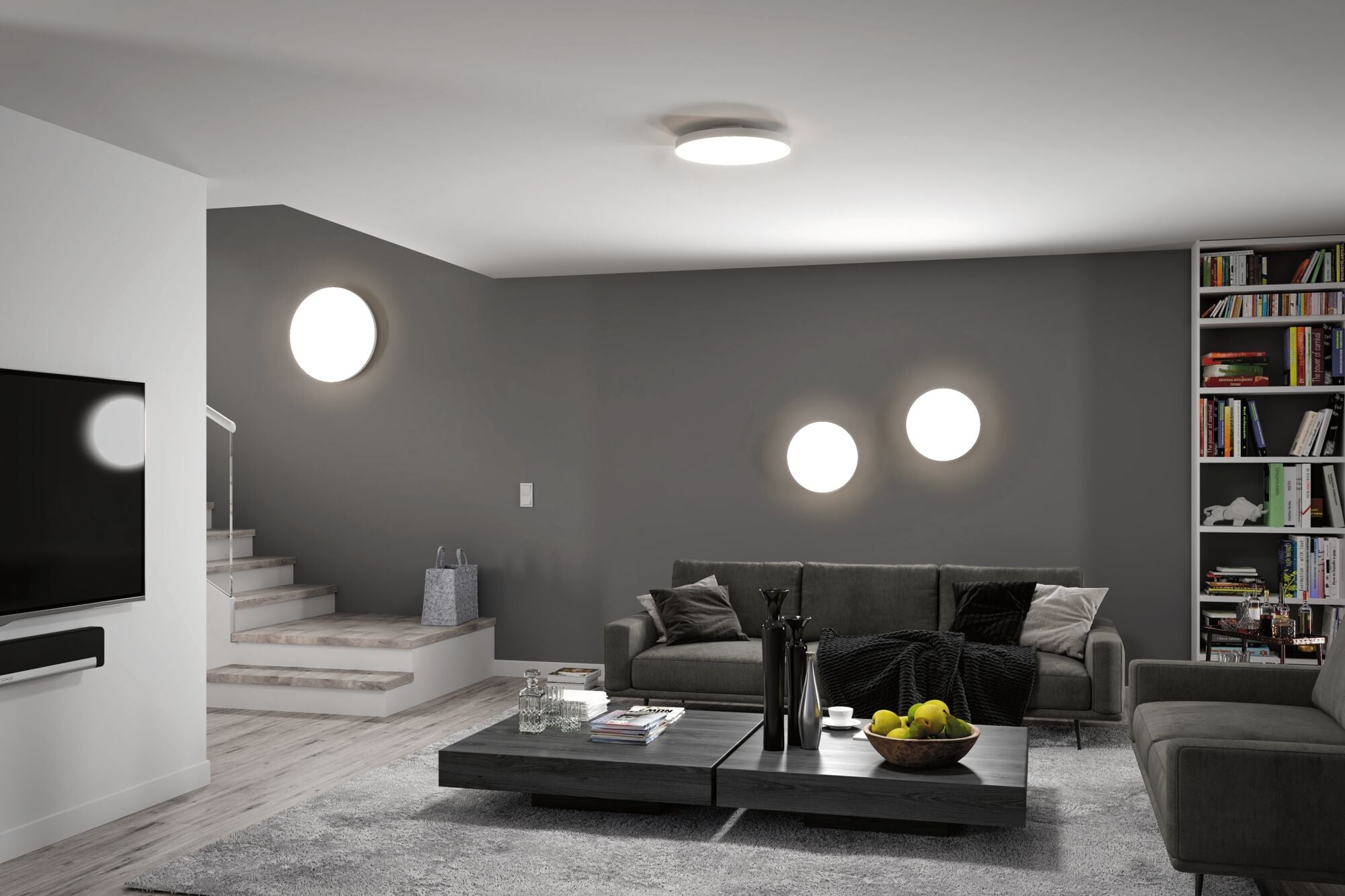 LED Panel Velora rund 600mm 32W 3000lm Tunable White Weiß dimmbar - Paulmann - 79896