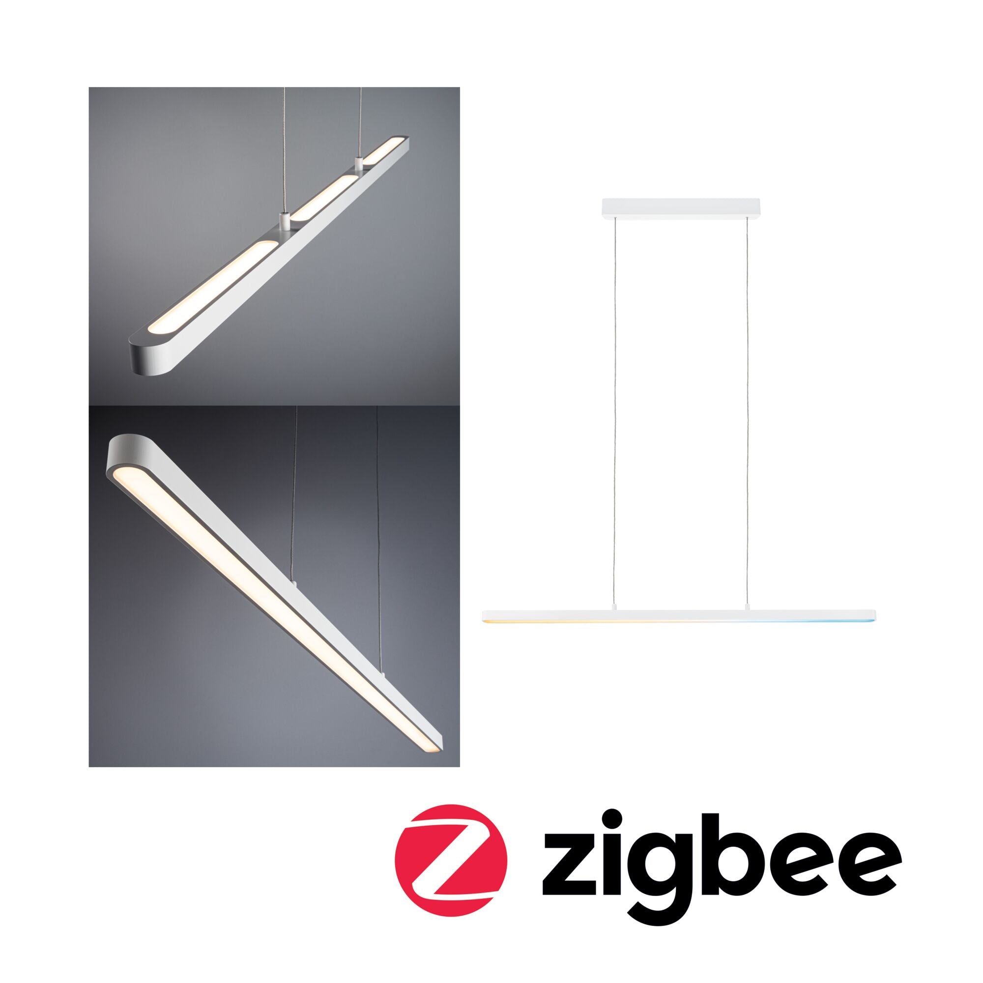 LED Pendelleuchte Lento Tunable White 3x2100lm 3x13,5W Weiß matt dimmbar - Paulmann - 79887