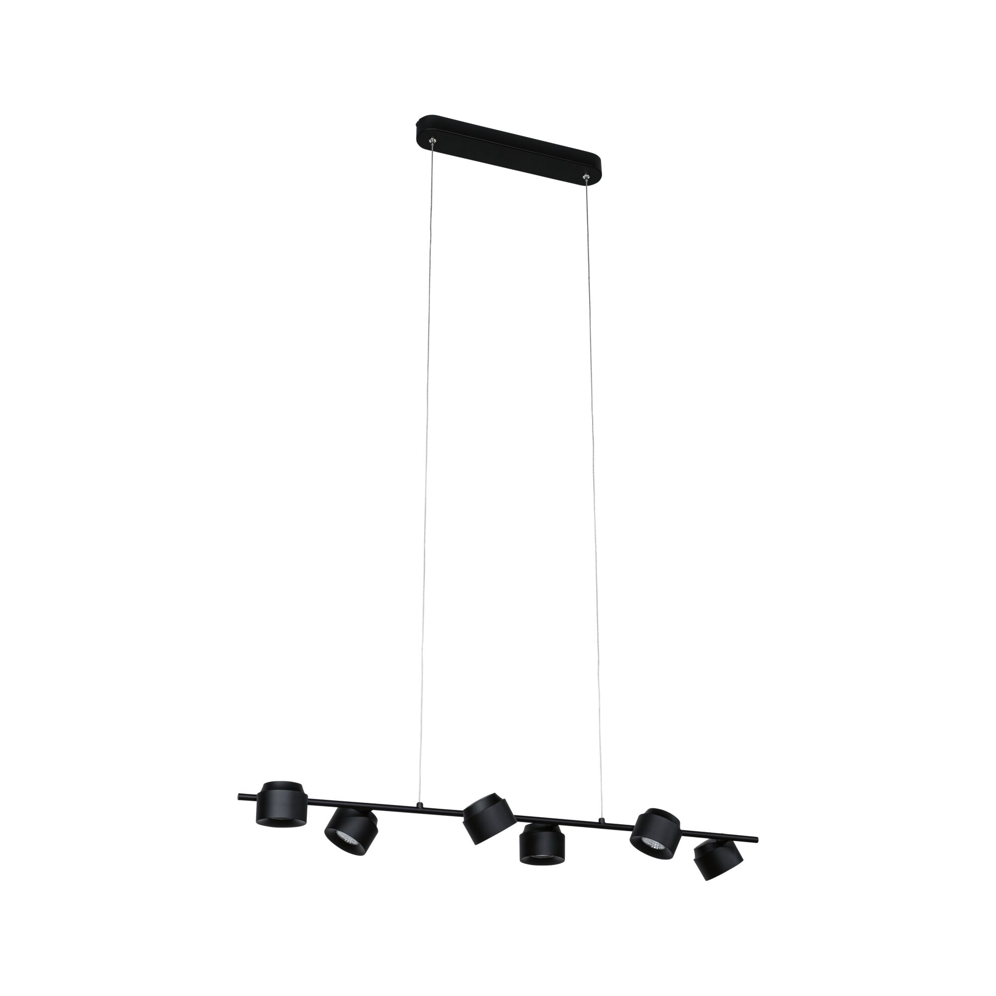 LED Pendelleuchte Puric Pane 2700K 6x350lm 6x4,5W Schwarz dimmbar - Paulmann - 79773