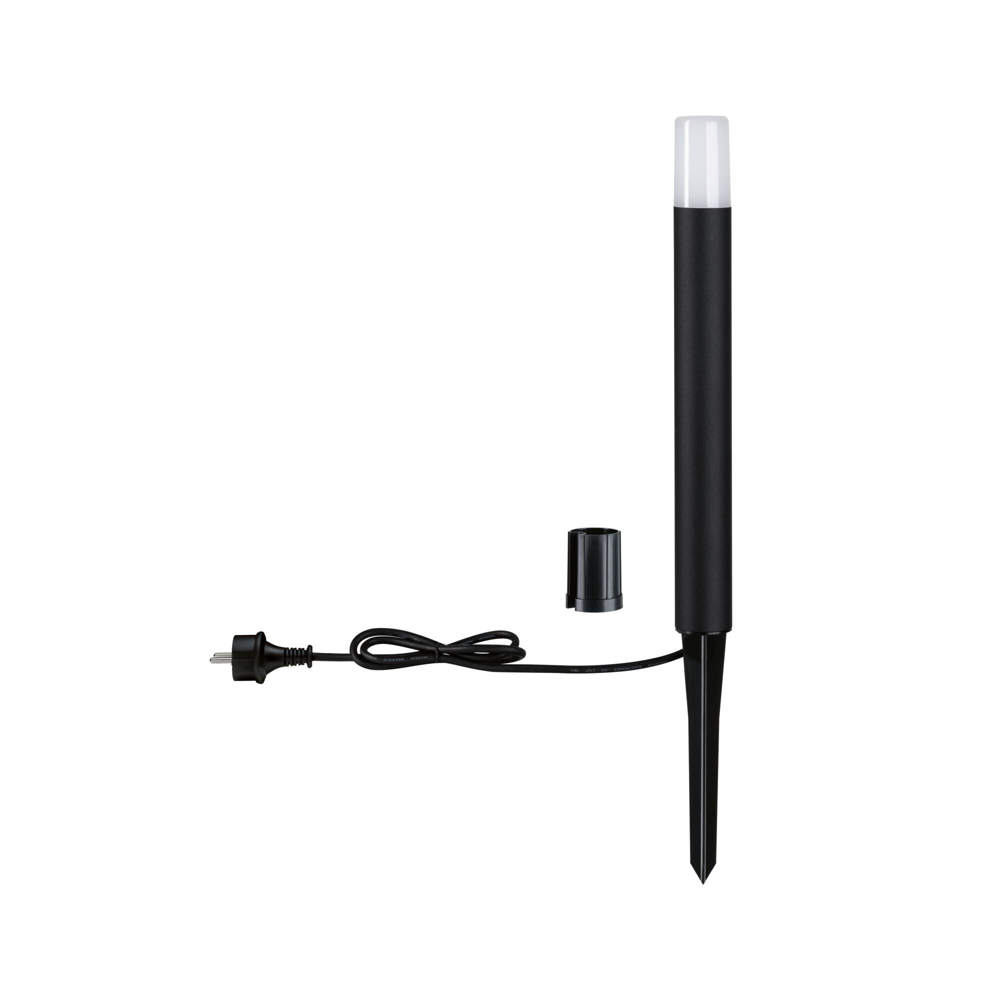 LED Pollerleuchte Flarea IP65 400mm 3000K 3,1W 280lm 230V Schwarz Aluminium - Paulmann - 94385