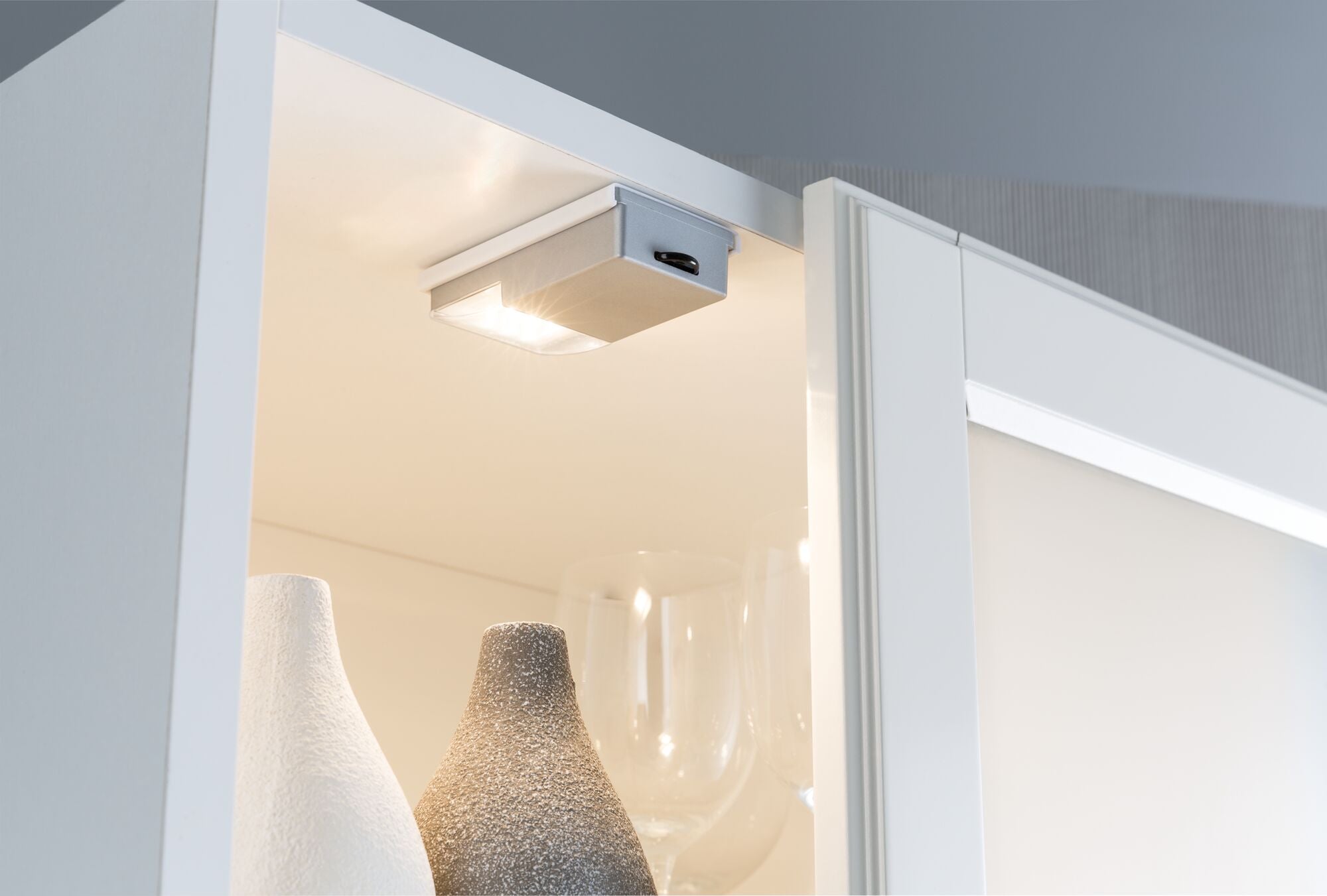 LED Schrankleuchte SnapLED 53x95mm 25lm 2700K Silber - Paulmann - 70498