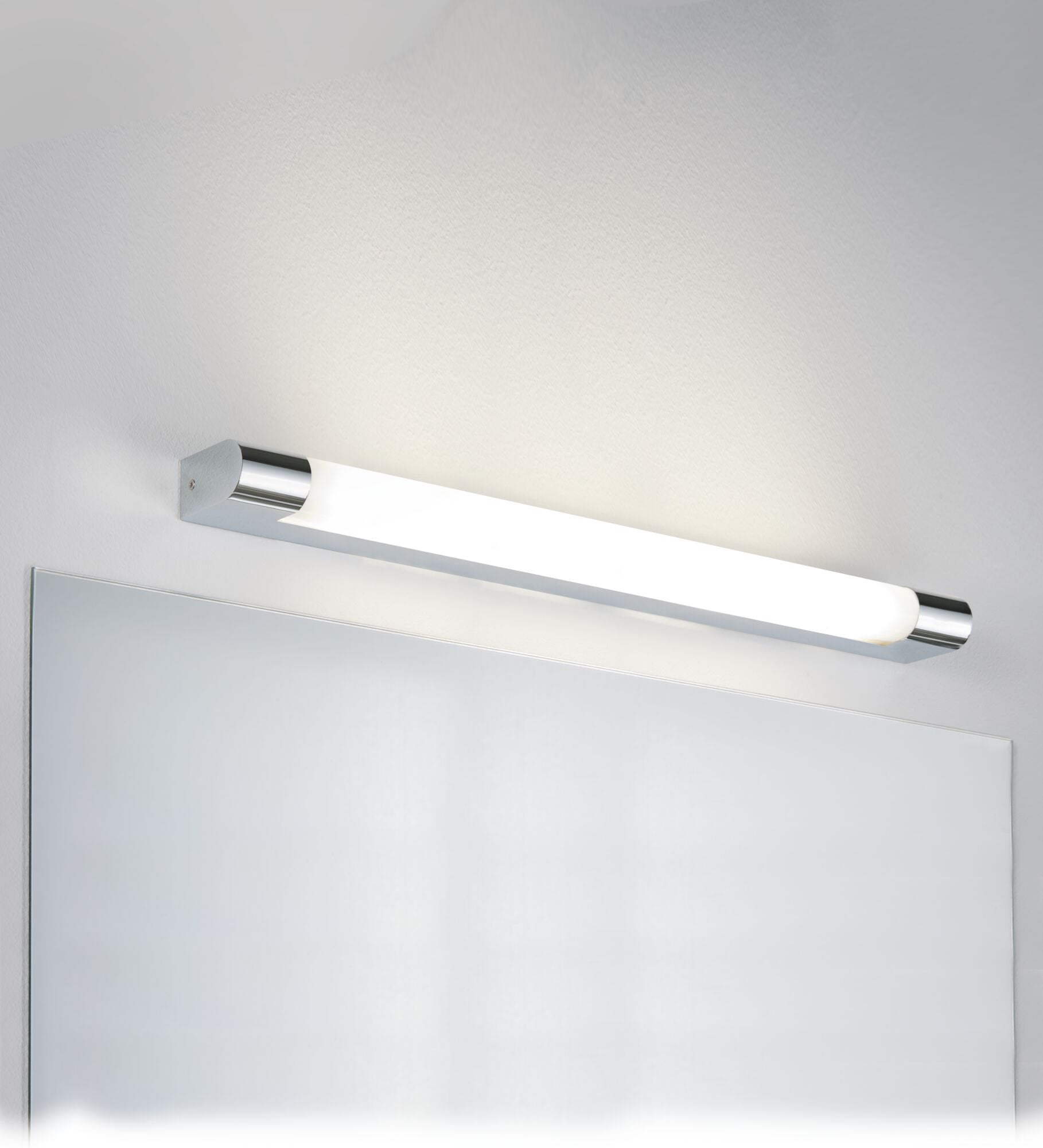 LED Spiegelleuchte Mizar IP44 3000K 835lm 230V 10,5W Chrom/Weiß - Paulmann - 79716