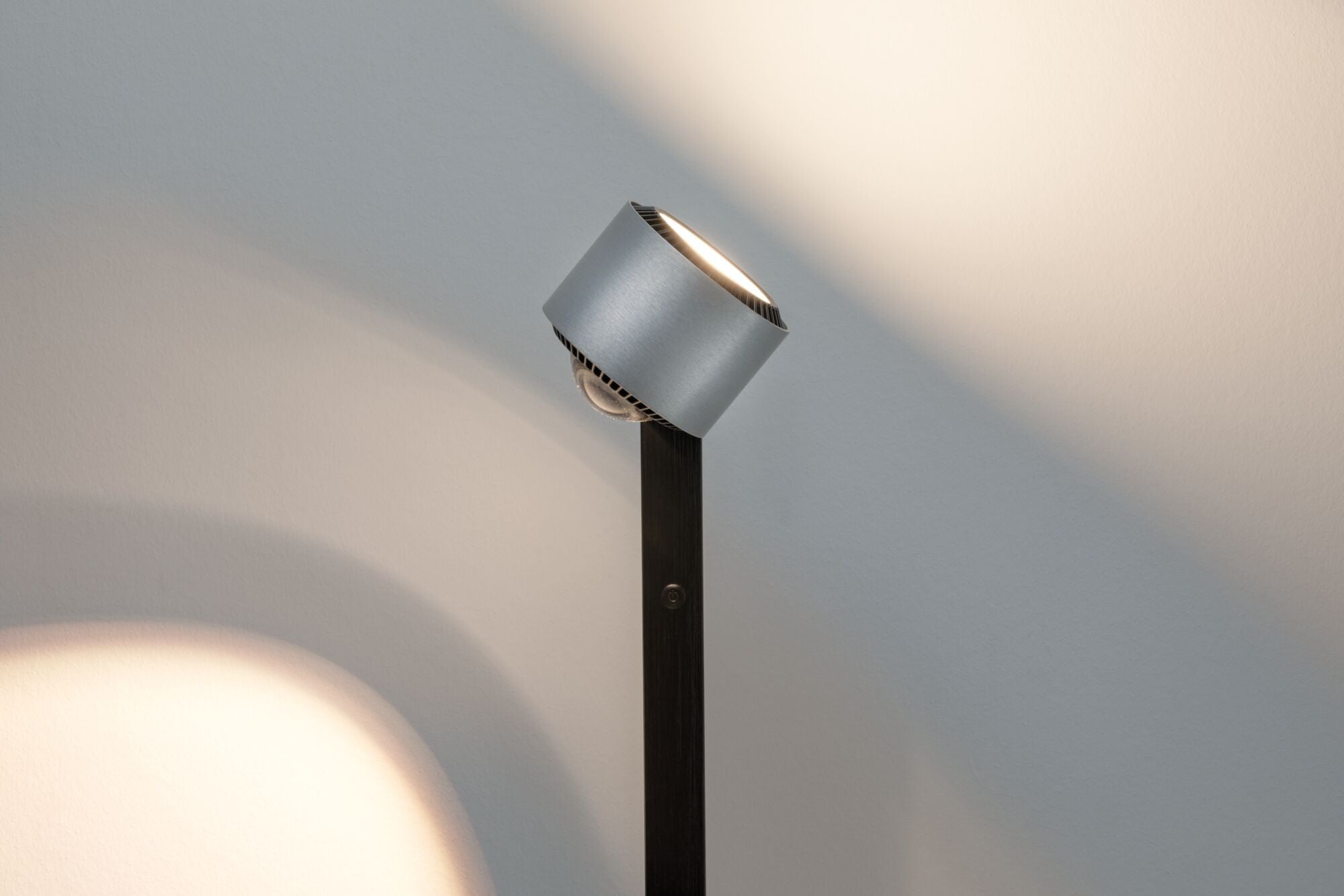 LED Stehleuchte Aldan 2700K 827lm / 473lm 8,5 / 1x7W Schwarz/Alu gebürstet - Paulmann - 79717
