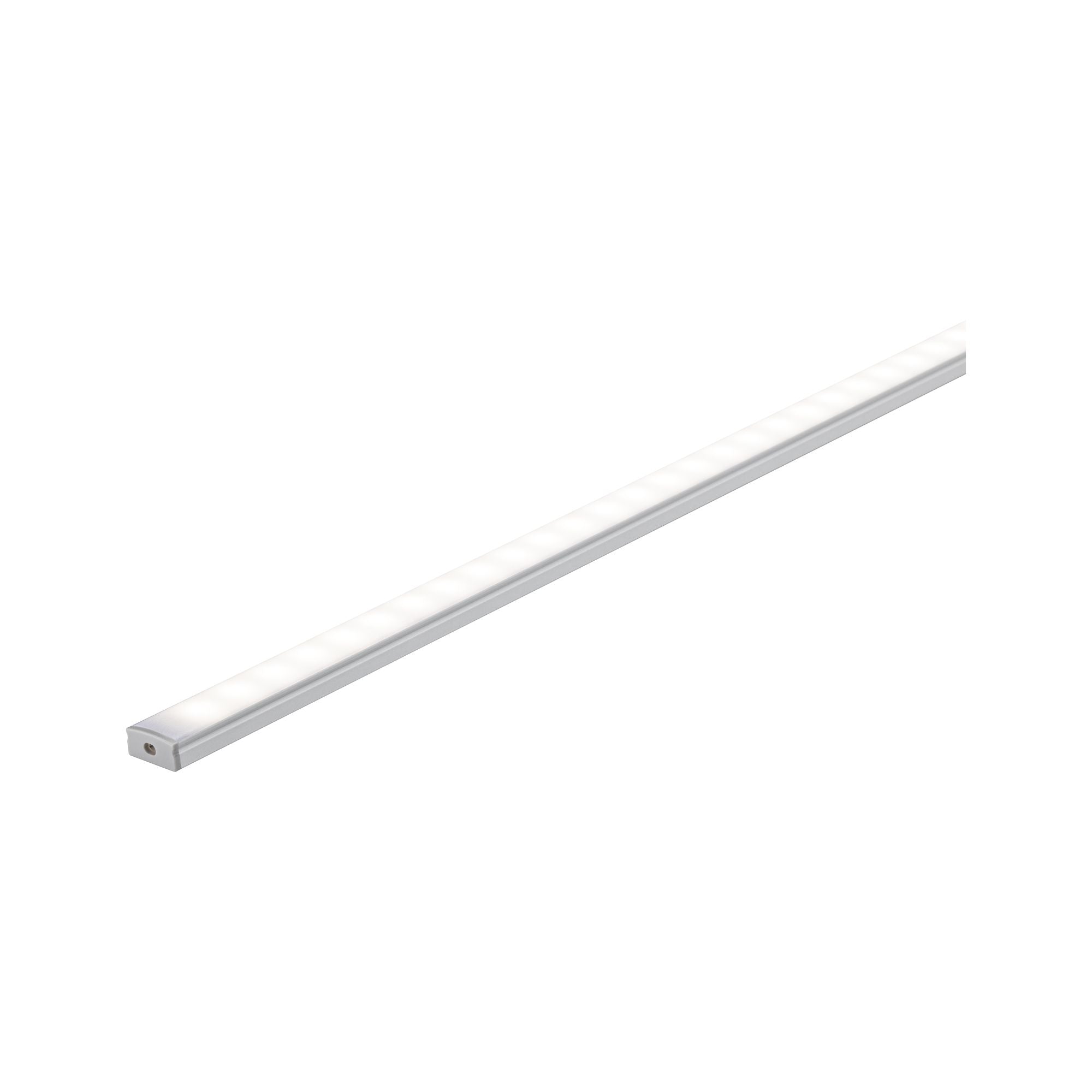 LED Strip Profil Base Weißer Diffusor 1m Alu eloxiert/Satin - Paulmann - 70517