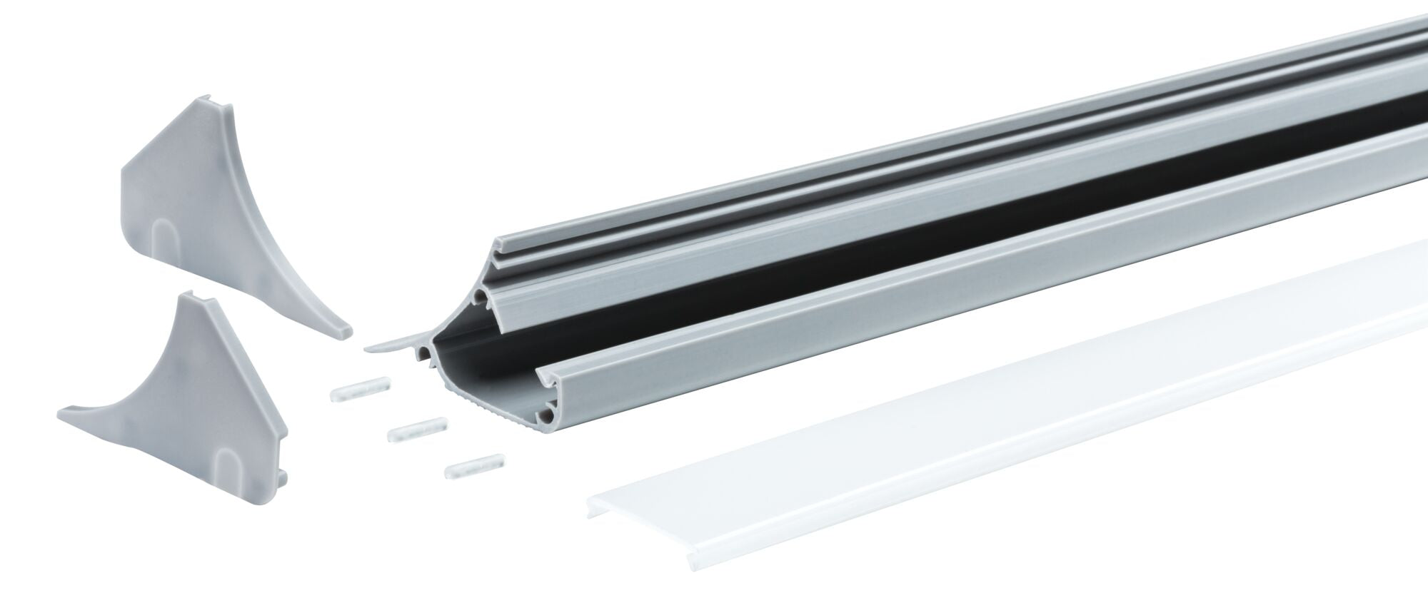 LED Strip Profil Corner 1m Grau - Paulmann - 70440