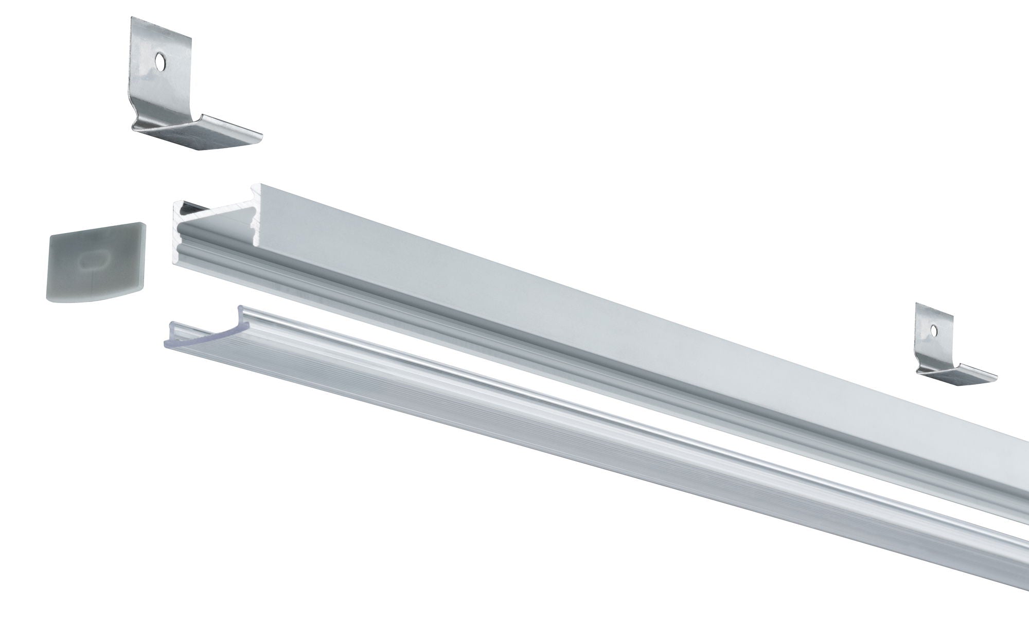 LED Strip Profil Square 1m Alu/Satin - Paulmann - 70809