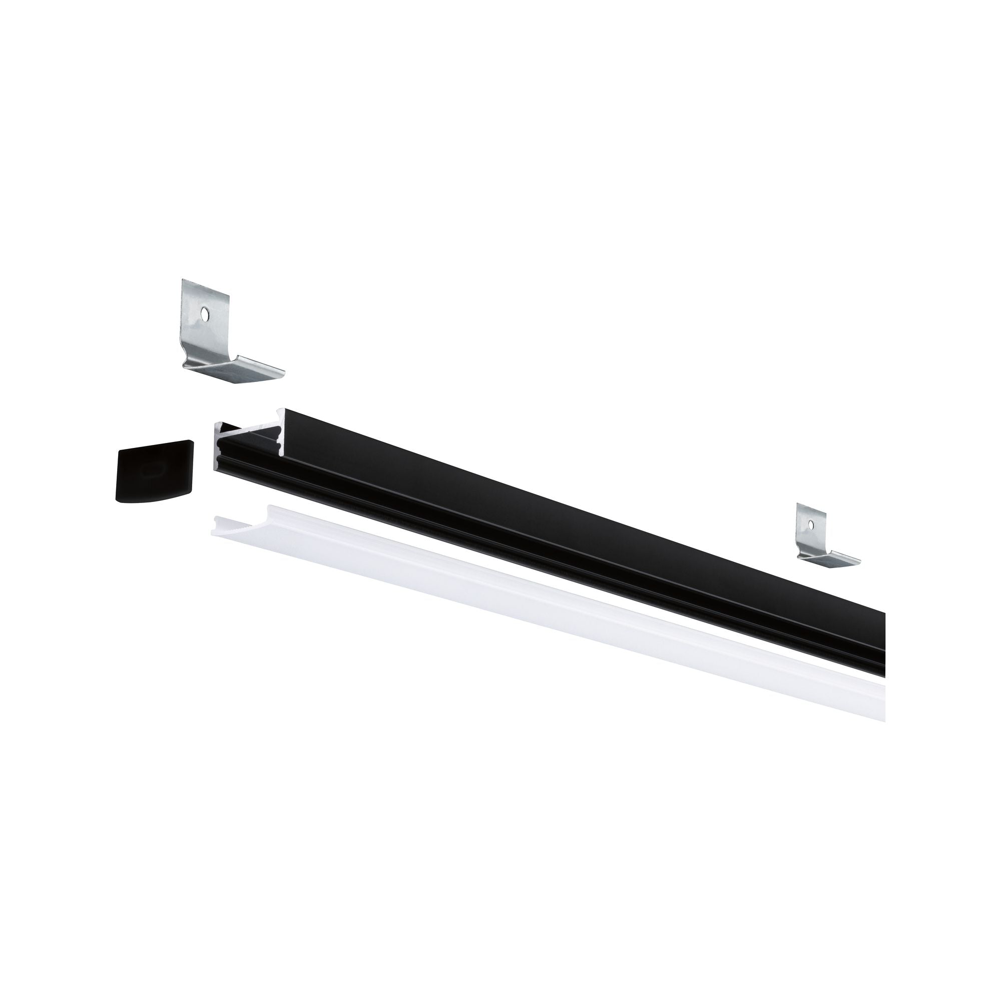 LED Strip Profil Square 2m Schwarz - Paulmann - 78903