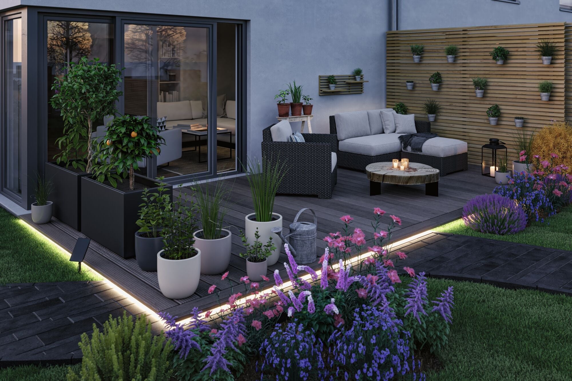 LED Stripe LED Stripe inkl. Fernbedienung 10m IP44 3,2W 28lm/m 60 LEDs/m 3000K - Paulmann - 71195