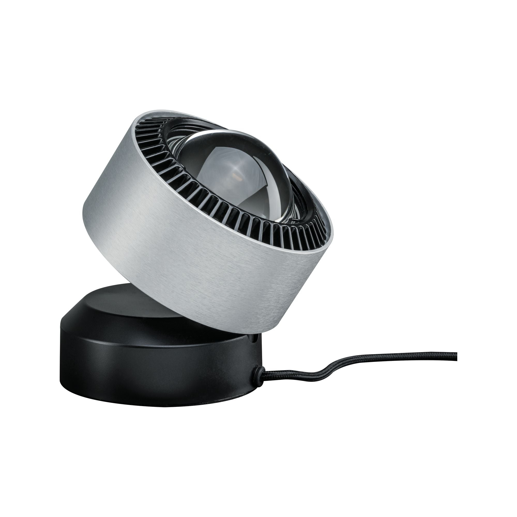 LED Tischleuchte Aldan 2700K 200lm 3,5W Schwarz/Alu gebürstet - Paulmann - 79718