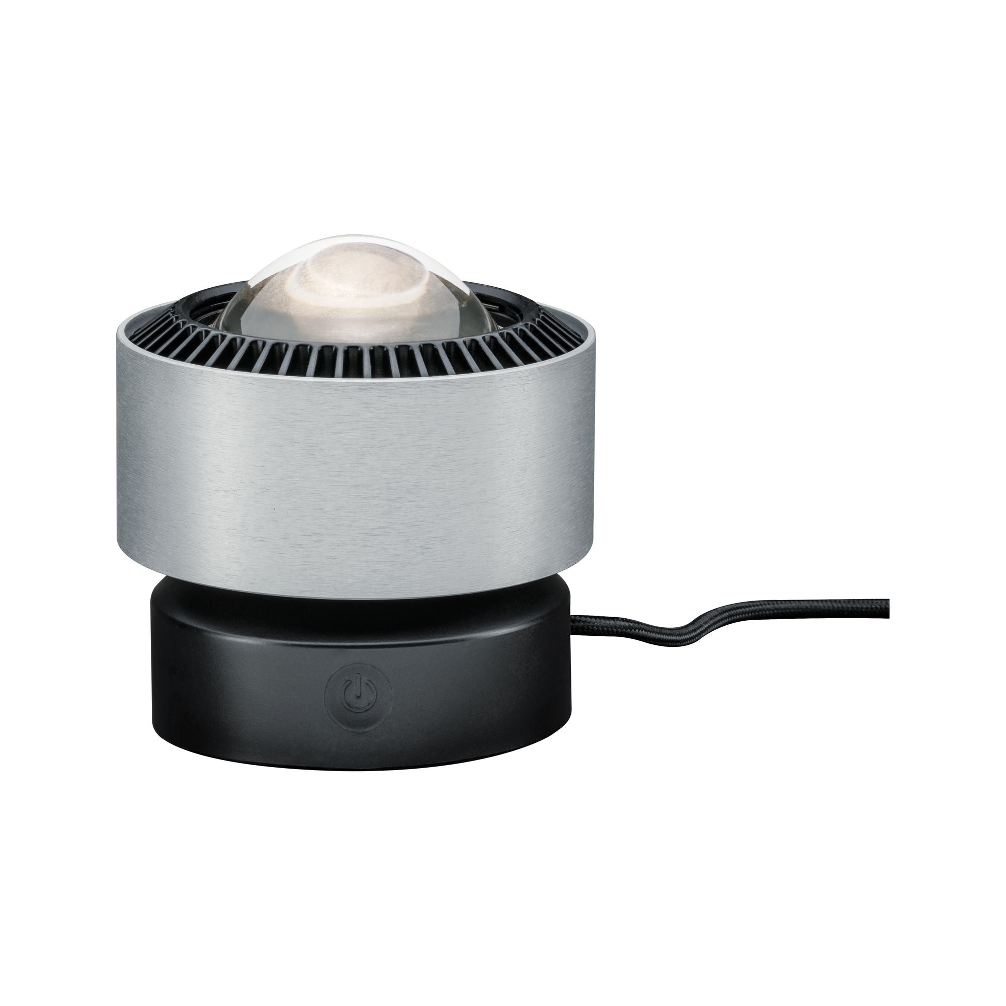 LED Tischleuchte Aldan 2700K 200lm 3,5W Schwarz/Alu gebürstet - Paulmann - 79718