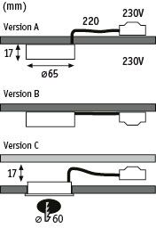 LED Unterschrankleuchte Pukk 3x3,5W 65mm 3x210lm 230V rund Weiß - Paulmann - 99989